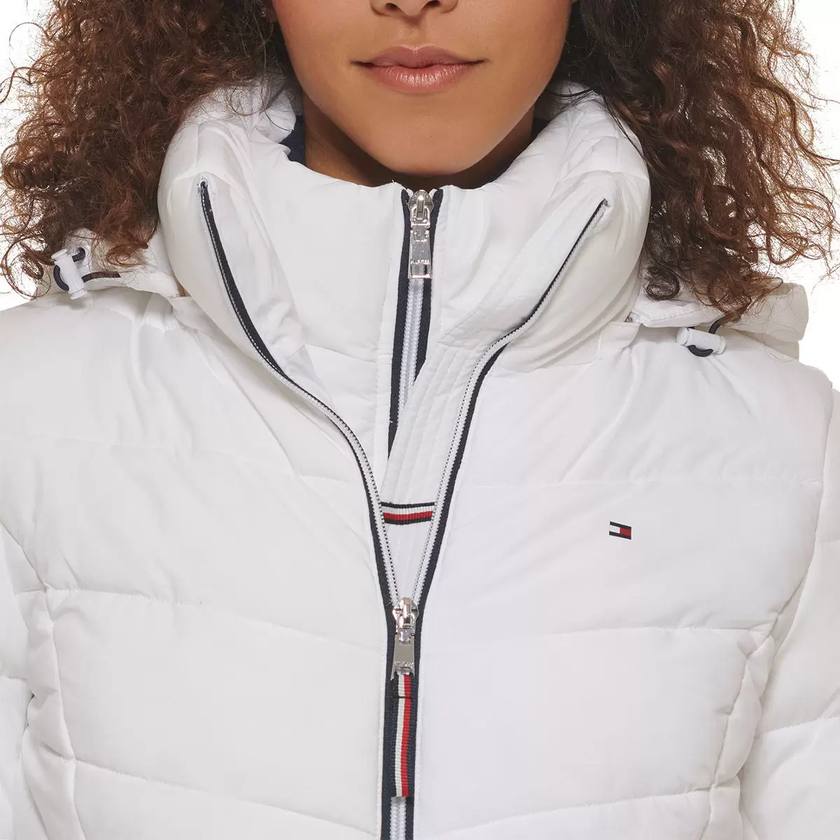 Tommy Hilfiger 女長版外套 白