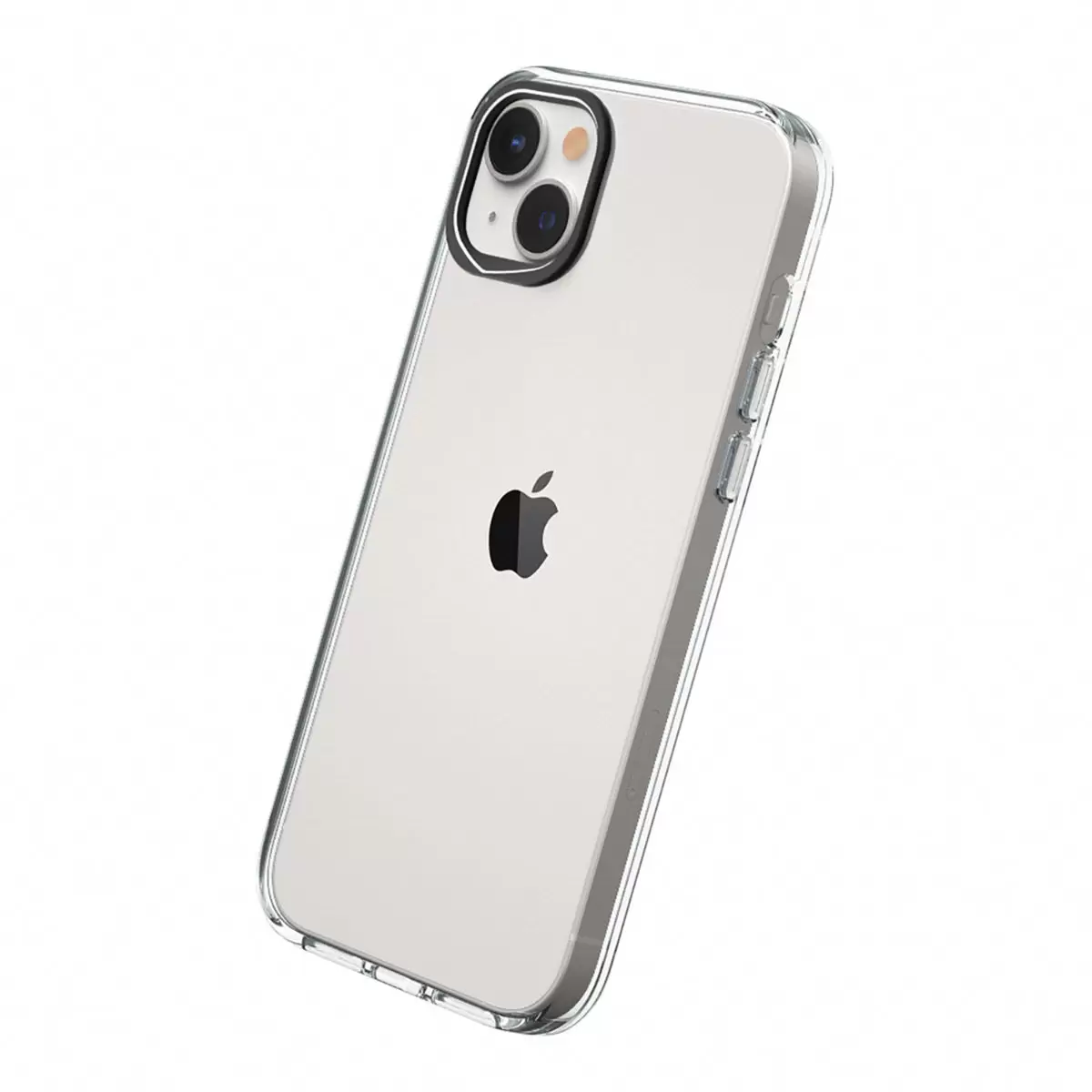 犀牛盾 iPhone 14 Plus Clear 透明防摔手機殼 + 9H 3D滿版螢幕玻璃保護貼 + 手機掛繩 清水灰