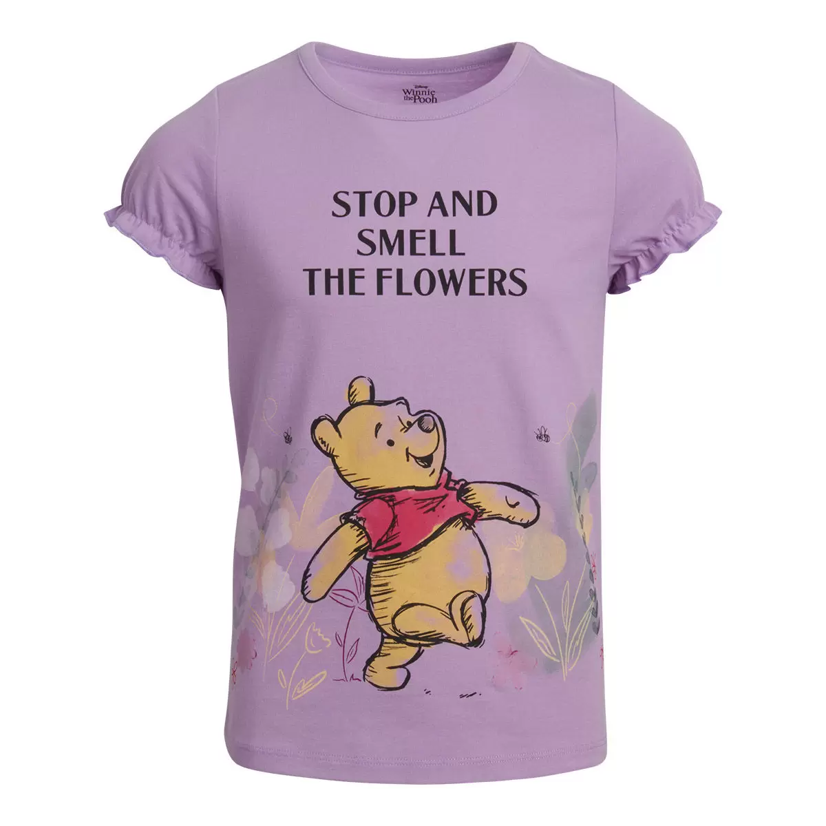 兒童卡通圖案短袖上衣四件組 Winnie the Pooh 6T