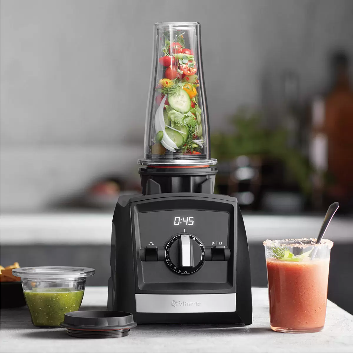 Vitamix Ascent 超跑級調理機 A2500i 附專用杯碗組 黑