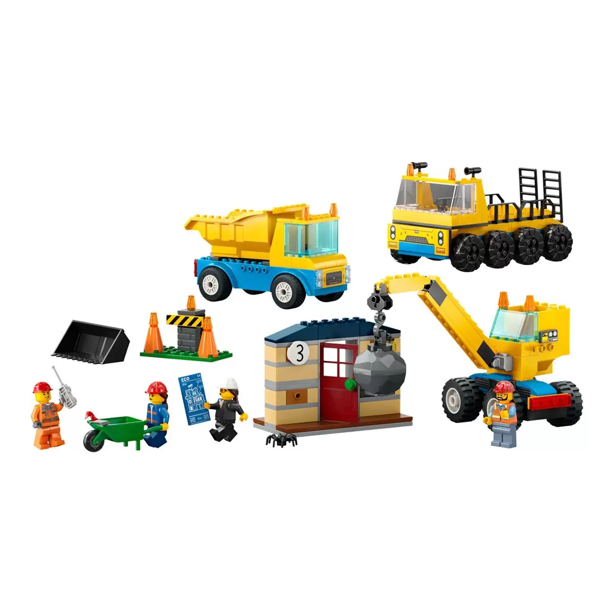 LEGO 城市系列 工程卡車和拆除起重機 60391