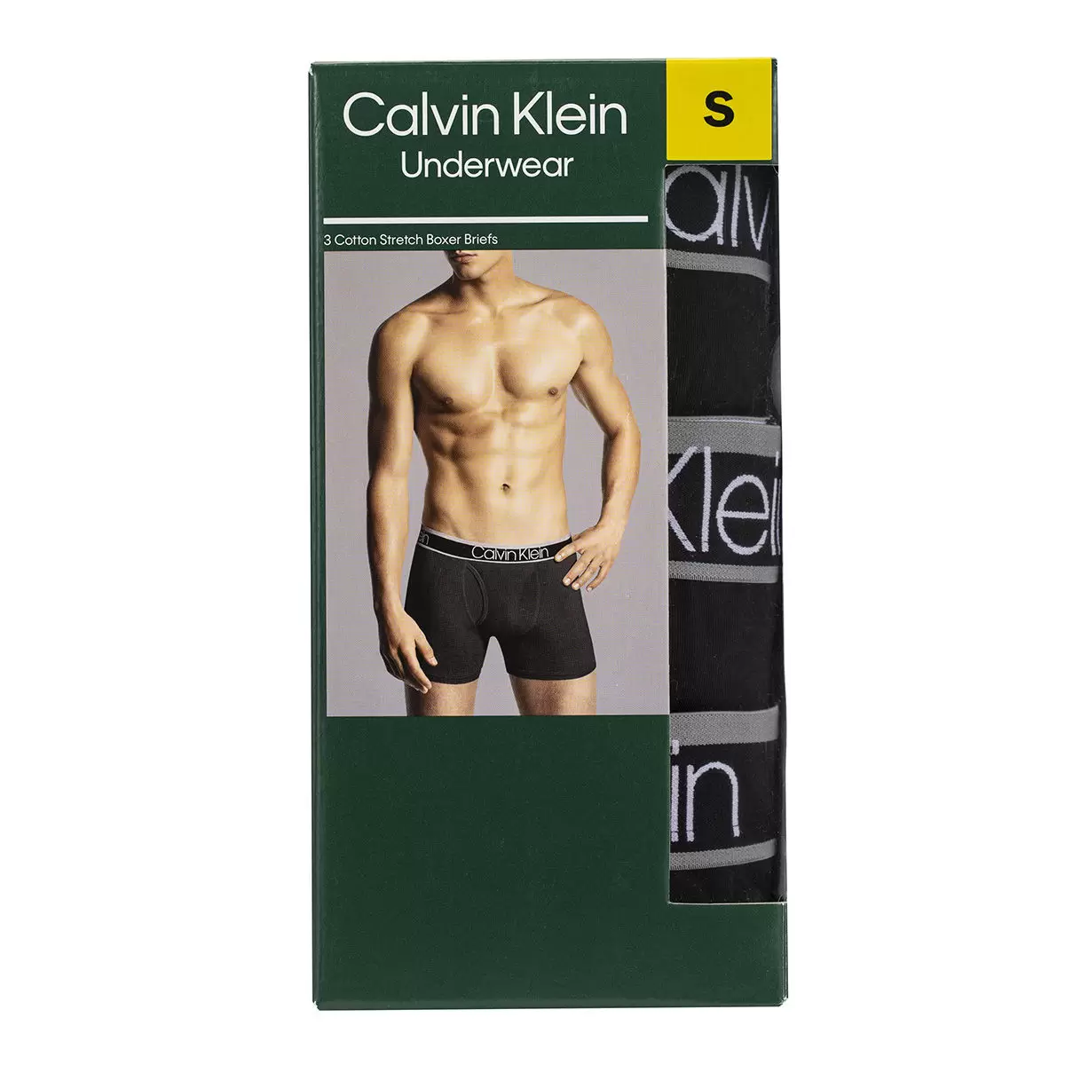 Calvin Klein 男棉混紡平口褲3入組