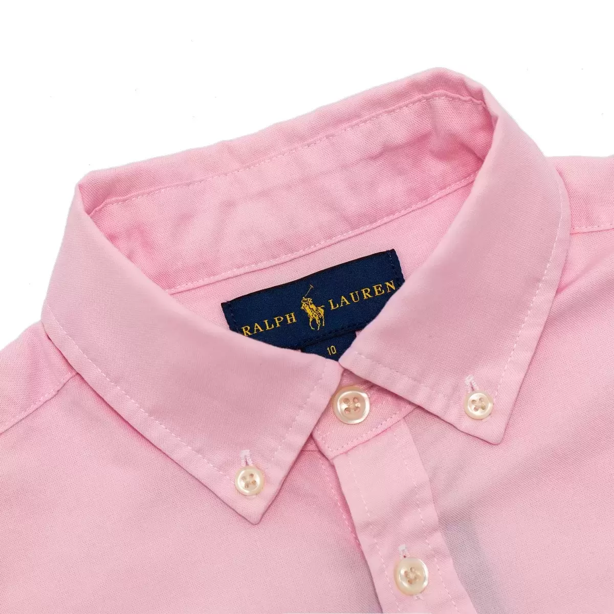 Polo Ralph Lauren 女童短袖襯衫 粉紅 12