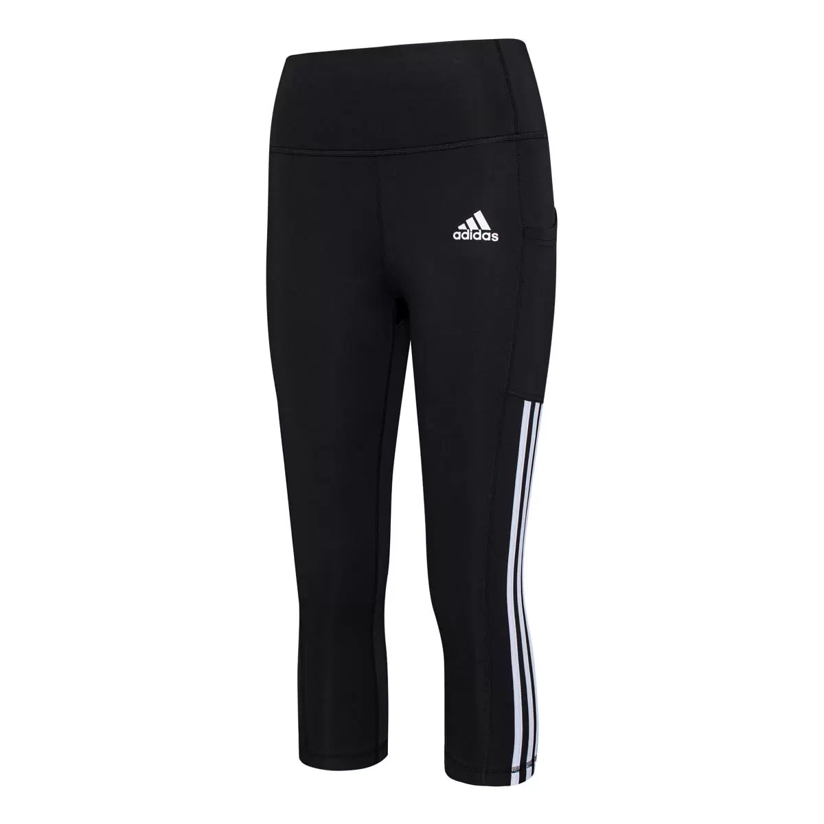 Adidas 女 3/4 運動緊身褲 黑 L