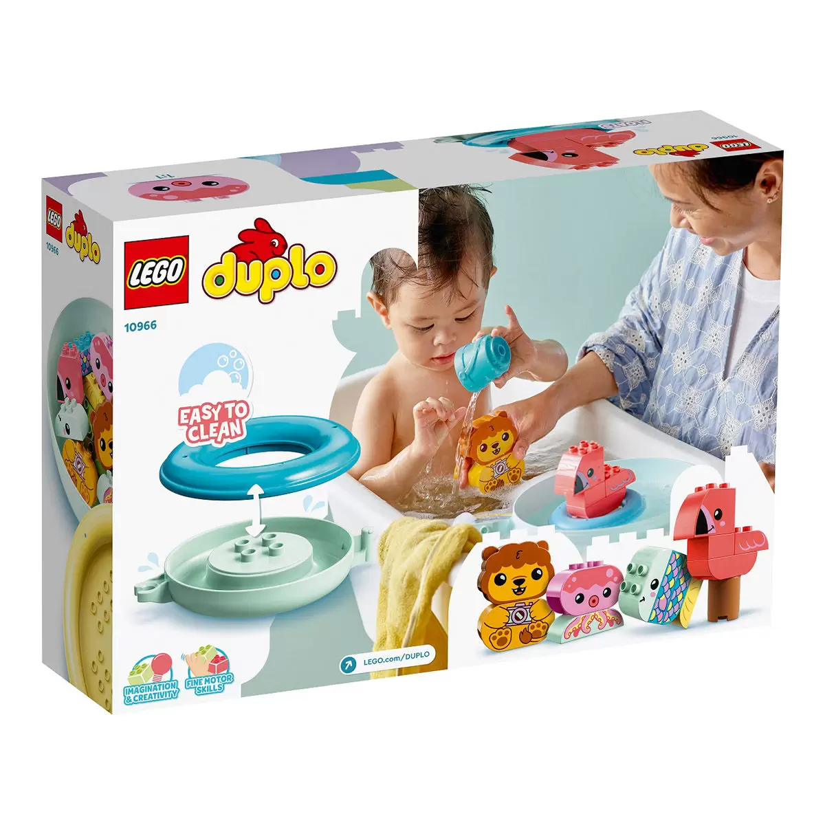 LEGO 得寶系列 快樂洗澡趣漂浮動物小島 10966