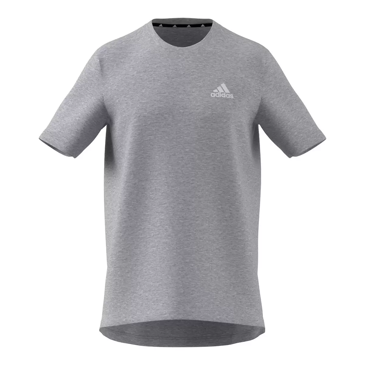 Adidas 男短袖Logo上衣 灰 M