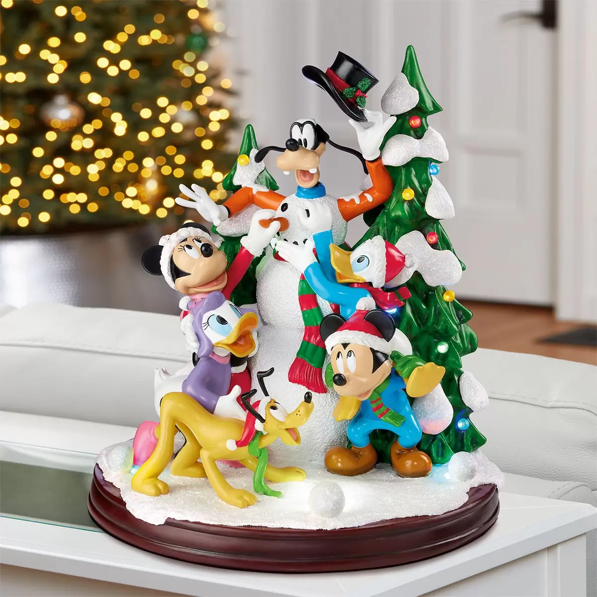 Disney 聖誕堆雪人聲光裝飾