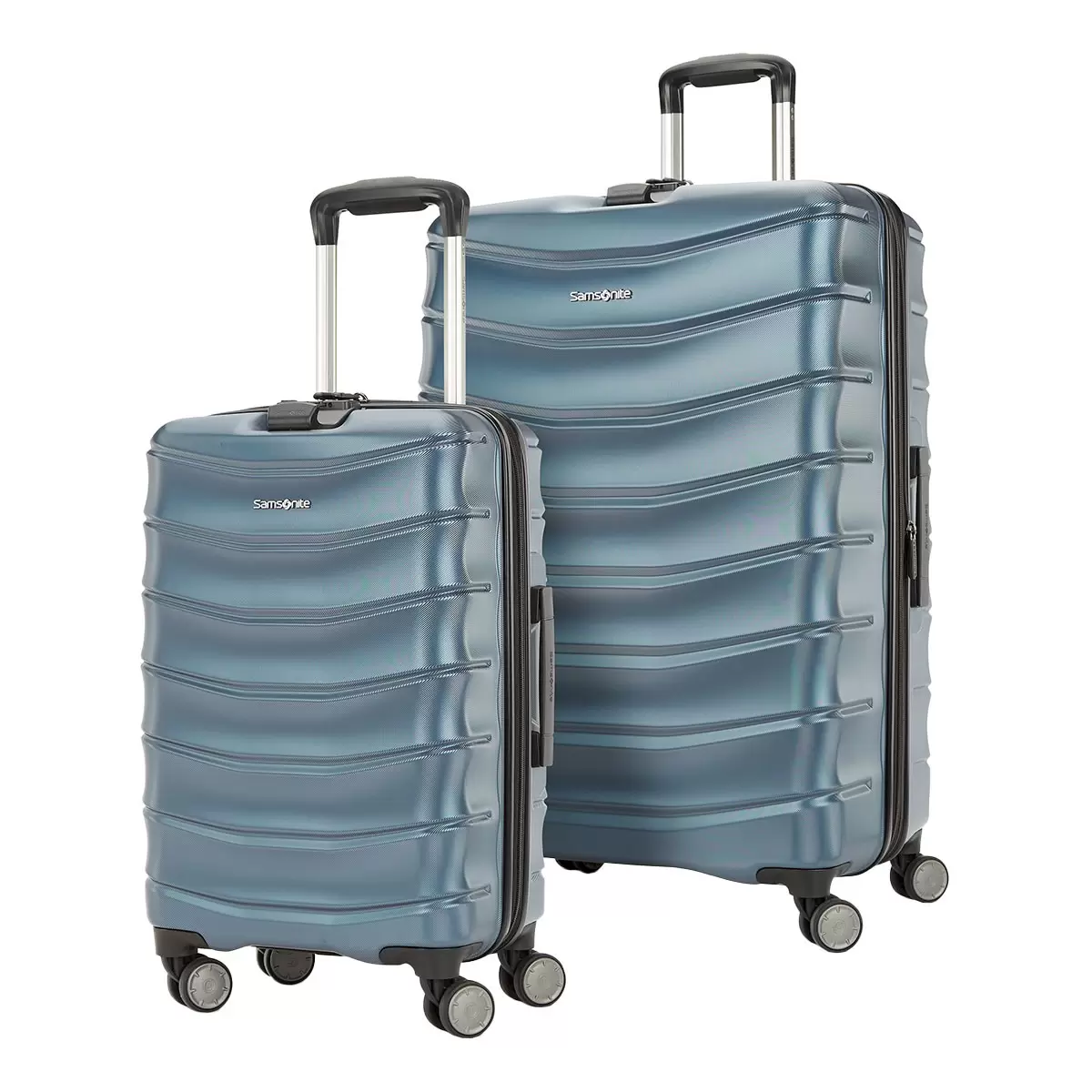 Samsonite Amplitude 2.0 22吋 + 29吋 行李箱兩入組 藍灰色