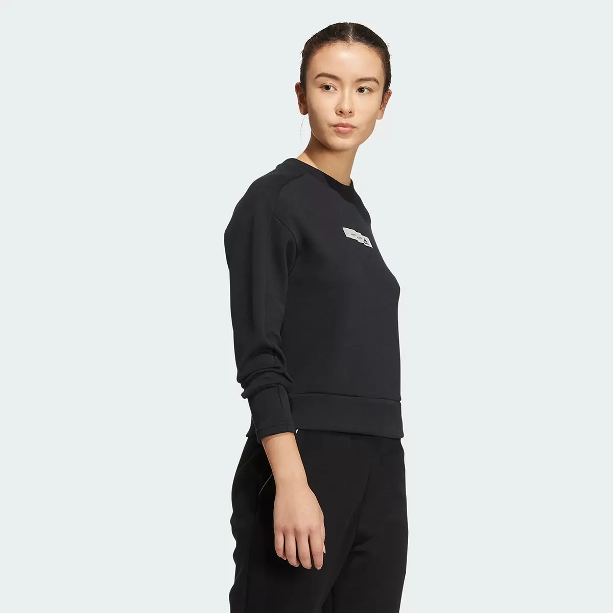 Adidas 女長袖上衣 黑