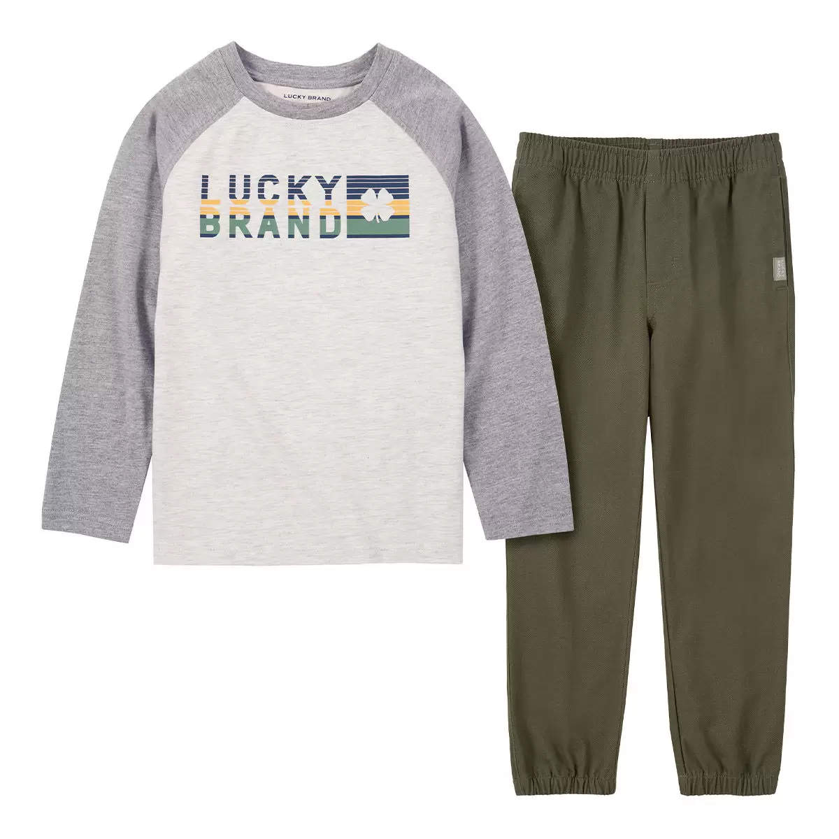 Lucky Brand 兒童長袖套組 灰色組 5T