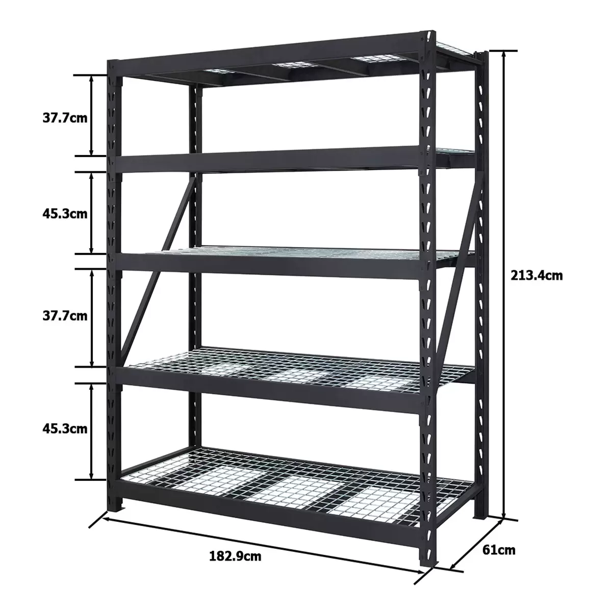 Gorilla Rack 五層強化倉儲架 6入