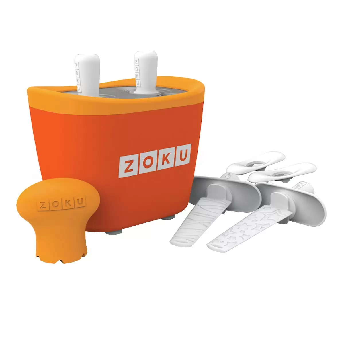 ZOKU 快速製冰棒機 兩支裝 橘色