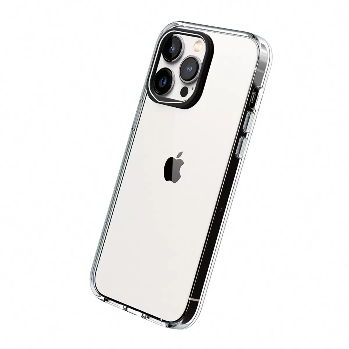犀牛盾 iPhone 14 Pro Max Clear 透明防摔手機殼 + 9H 3D滿版螢幕玻璃保護貼 + 手機掛繩 清水灰