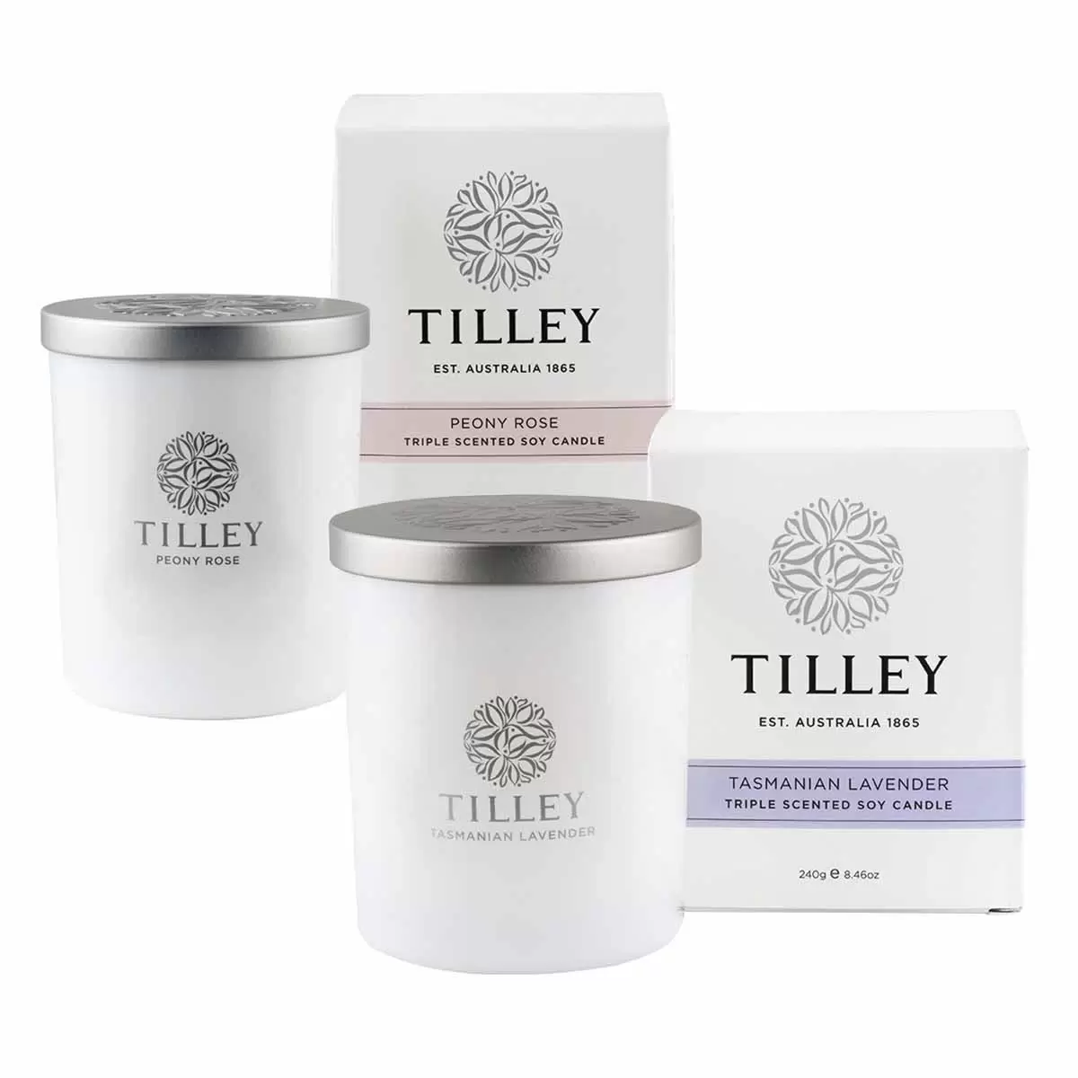 Tilley 微醺大豆香氛蠟燭2入組