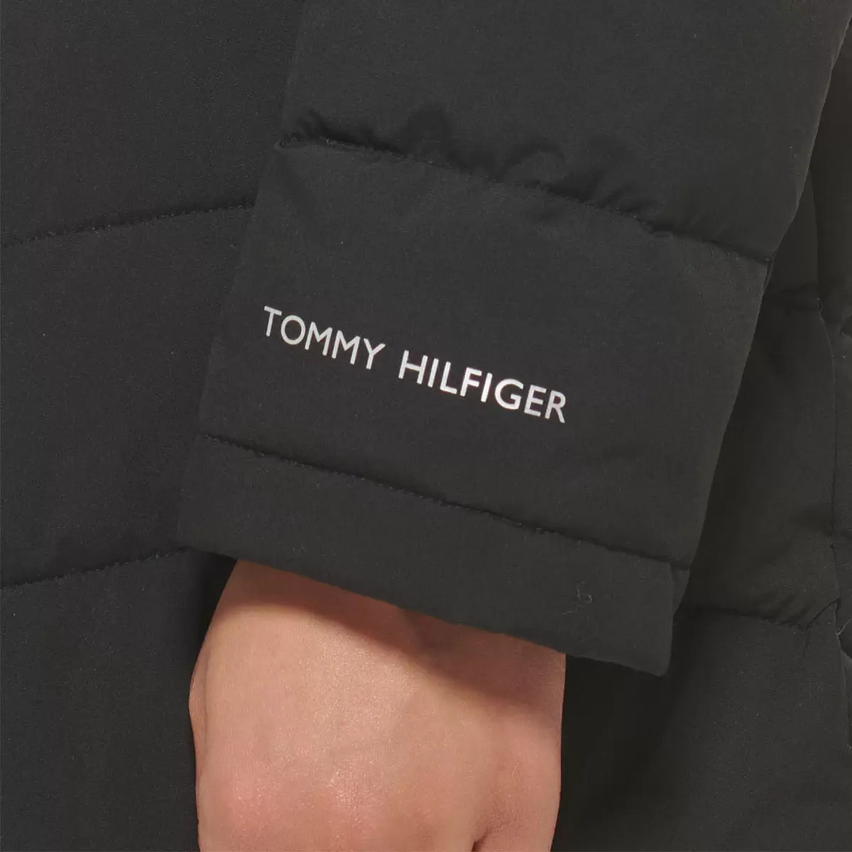 Tommy Hilfiger 女長版外套 黑 M