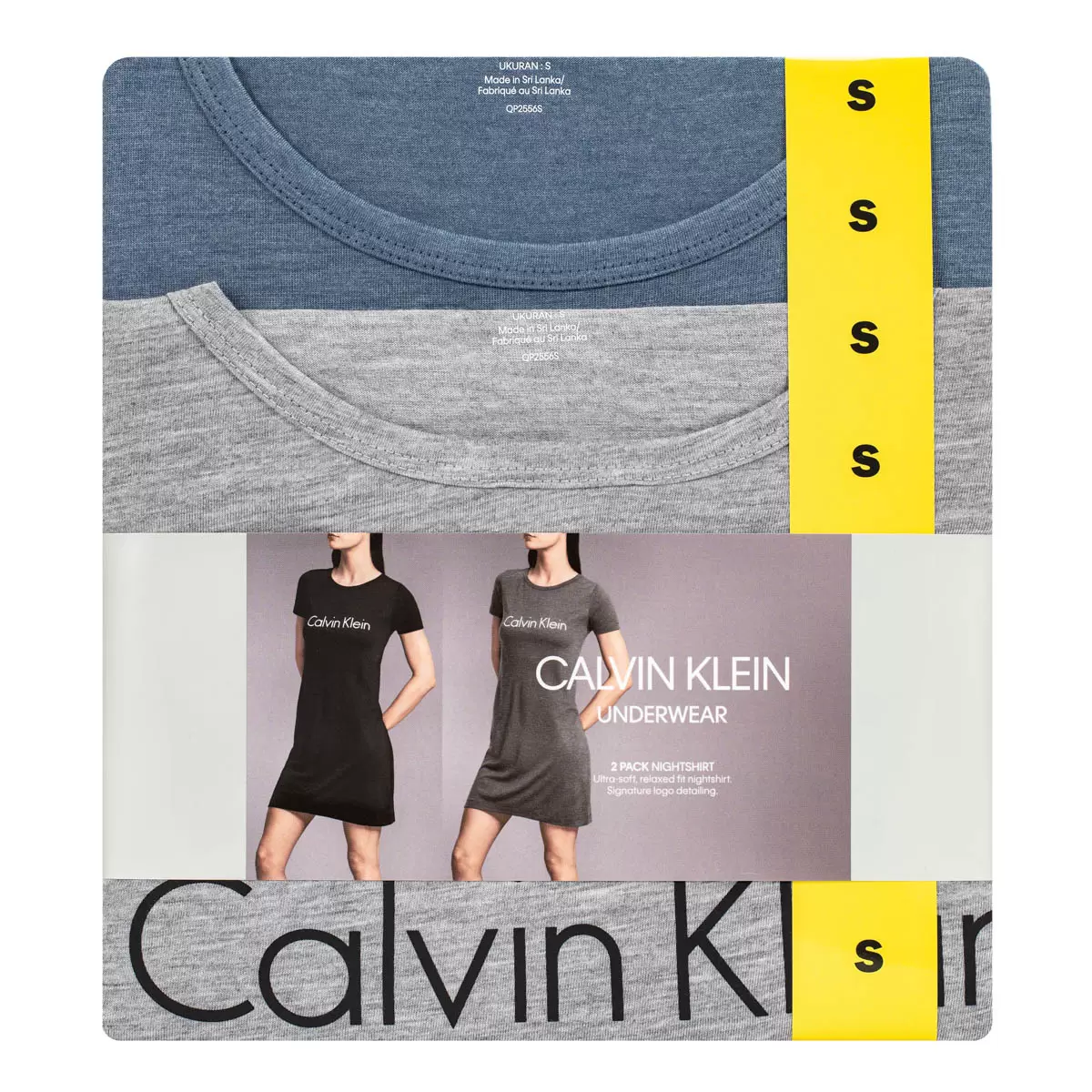 Calvin Klein 女短袖連身睡衣兩入組