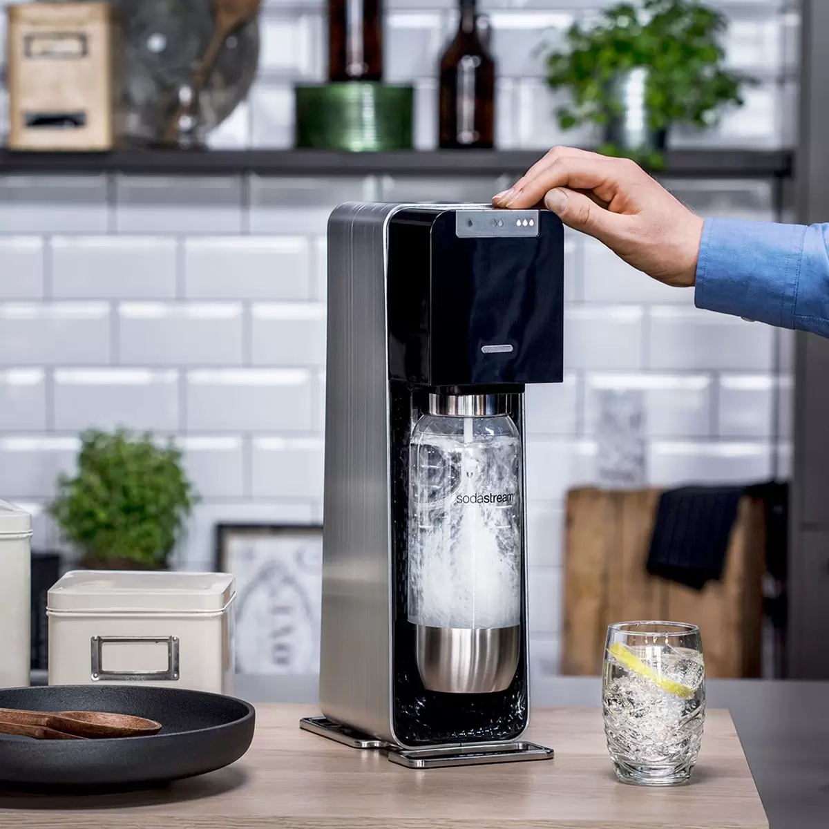 Sodastream Power Source 電動式氣泡水機 黑