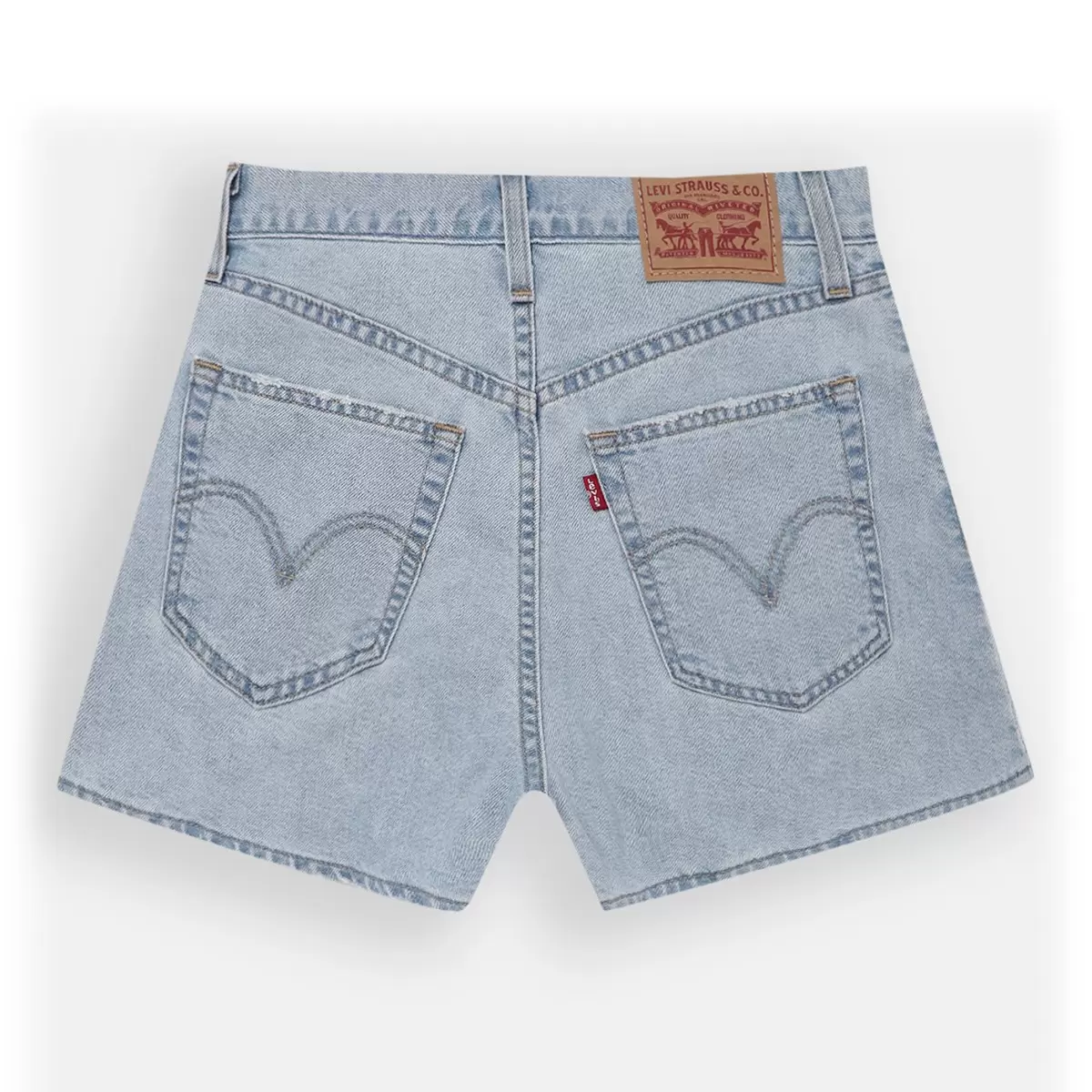 Levi's 女高腰牛仔短褲