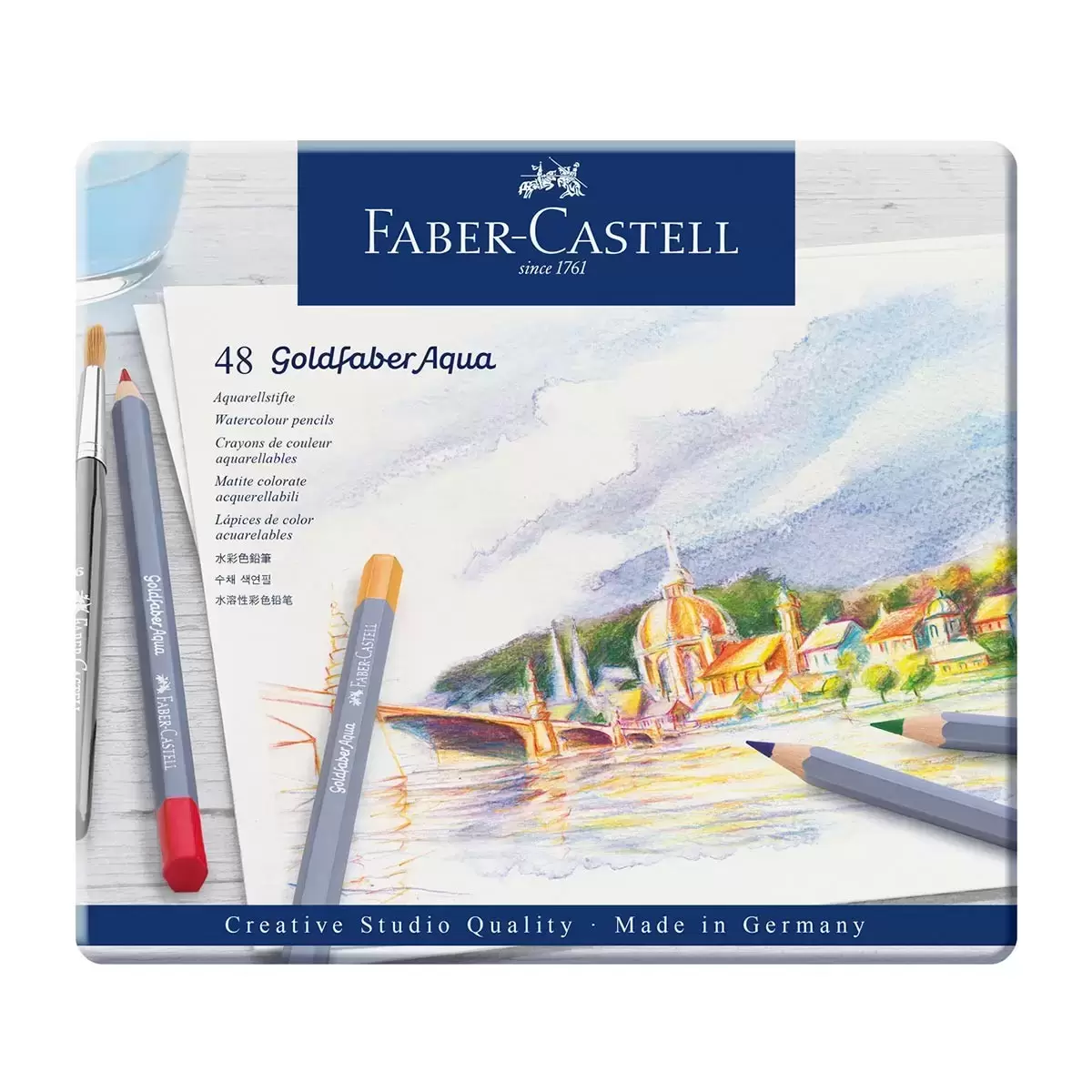 Faber-Castell 輝柏 Goldfaber 水性色鉛筆 48色
