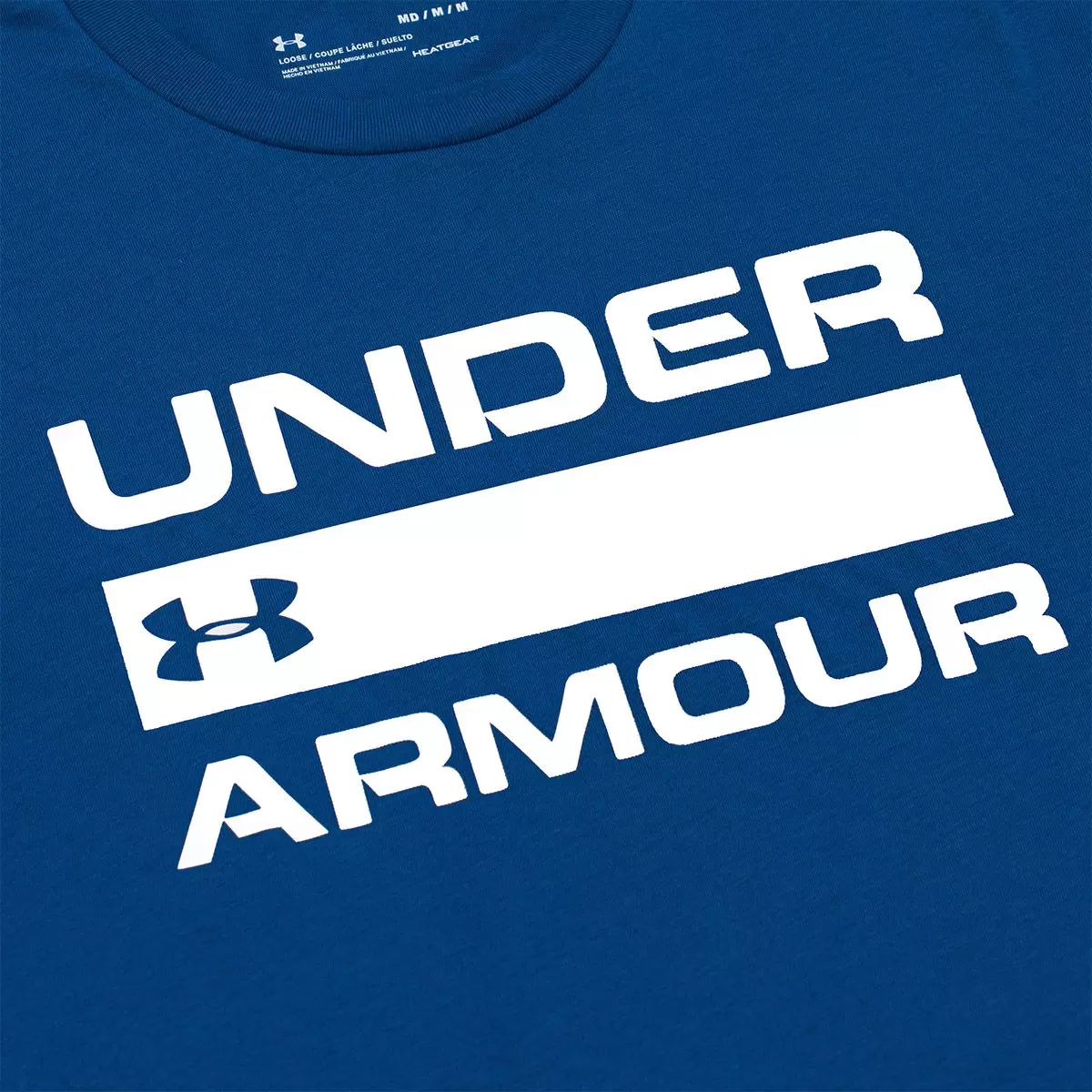 Under Armour 男Wordmark短袖圓領上衣 藍 M