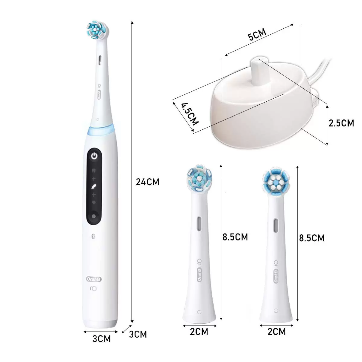 歐樂B 微震科技充電式電動牙刷 2入 iO LITE