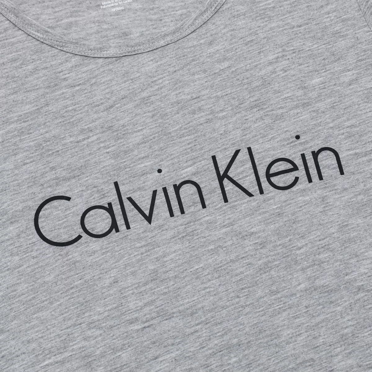 Calvin Klein 女短袖連身睡衣兩入組 灰 / 藍