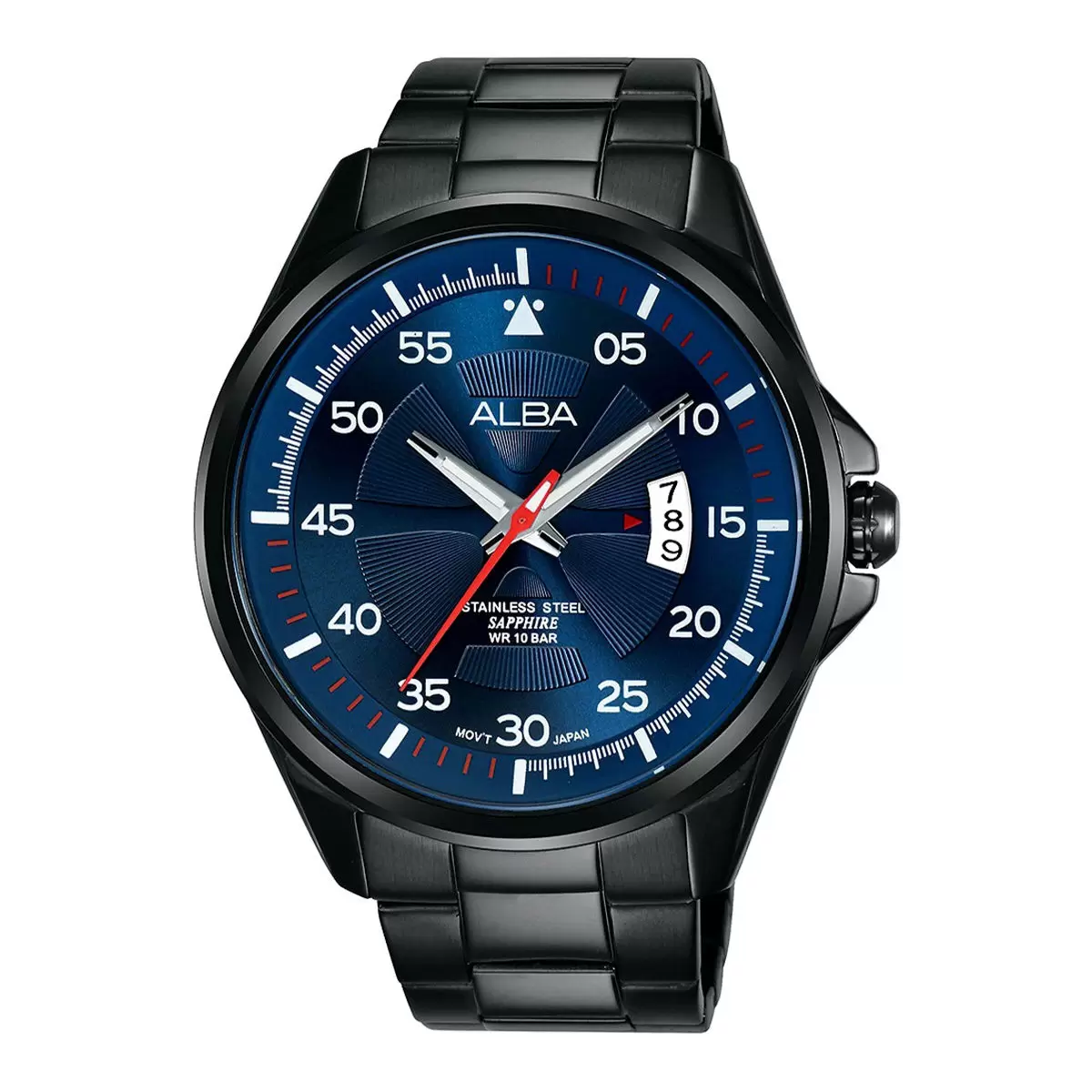 Alba 不鏽鋼錶帶男錶 VJ42-X268B