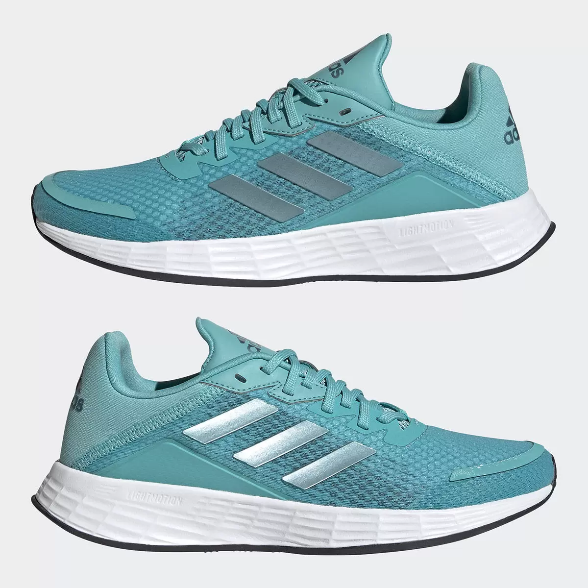 Adidas 女Duramo慢跑鞋 淺綠 US 9