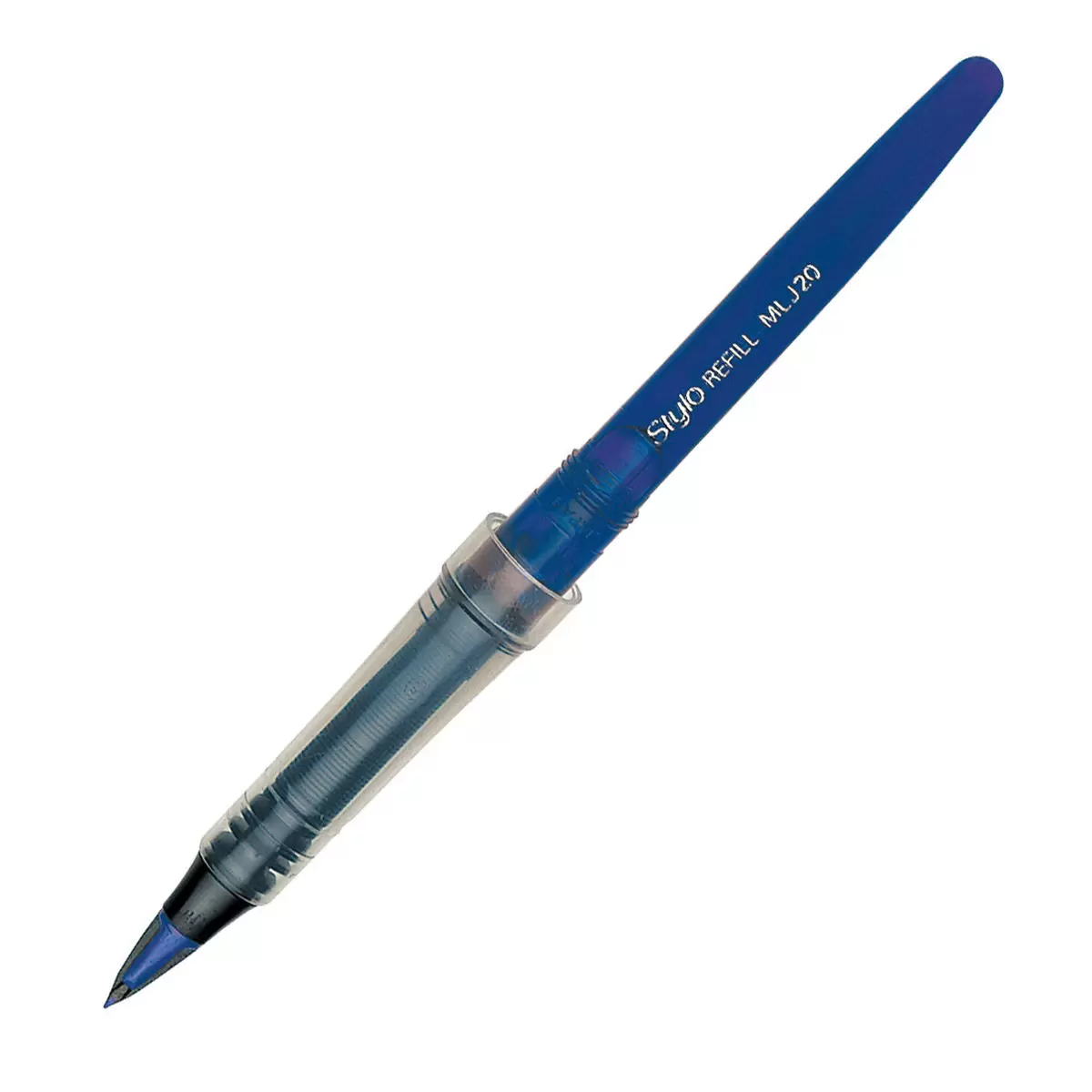 Pentel MLJ20 德拉迪塑膠鋼筆替芯 12支 藍色
