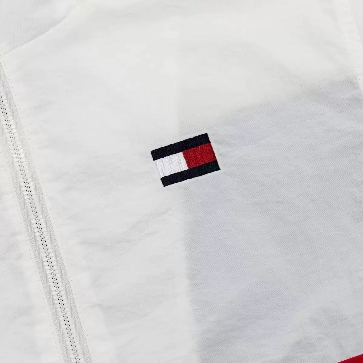 Tommy Hilfiger 男輕量防風外套 白 L