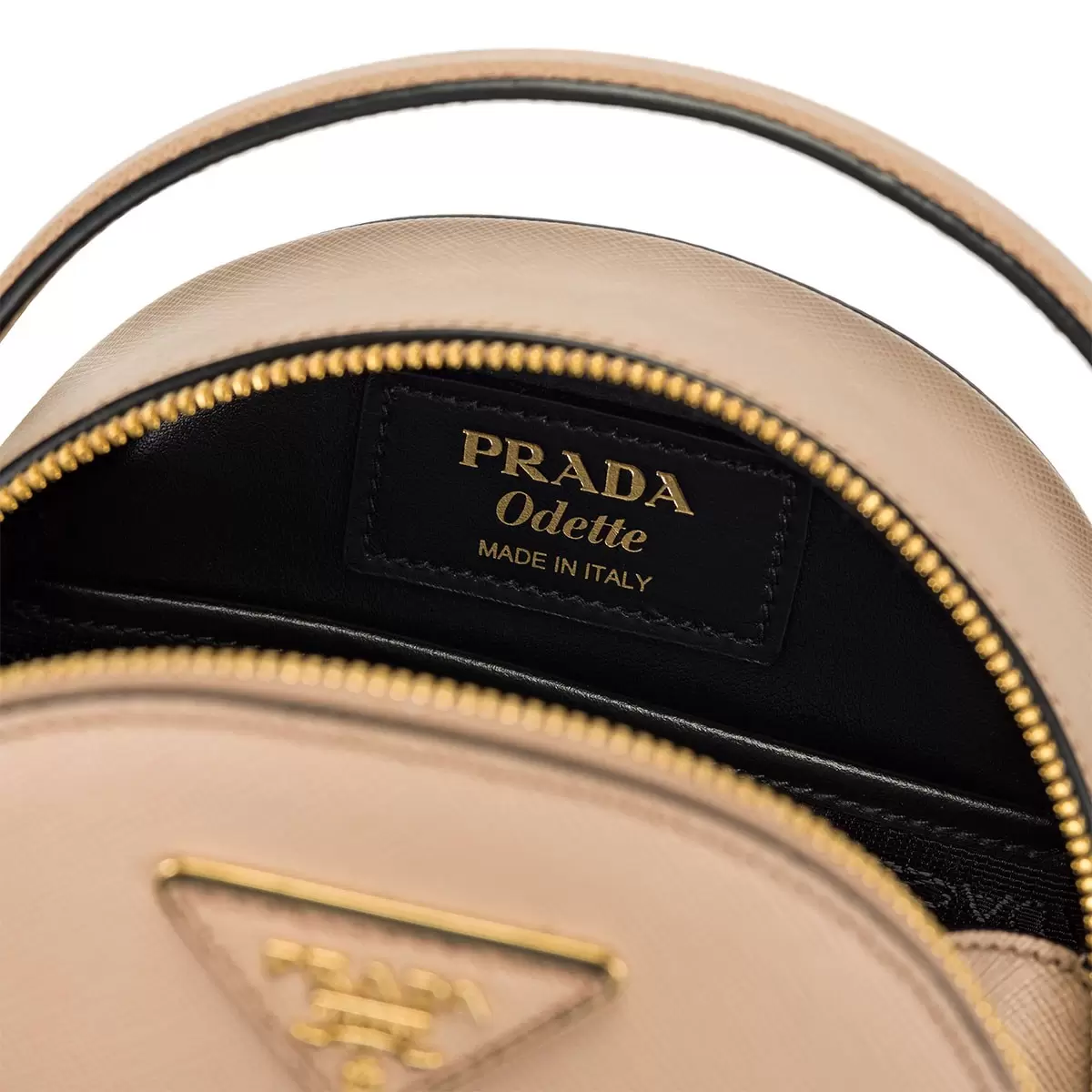 PRADA Odette Saffiano 後背包 粉色