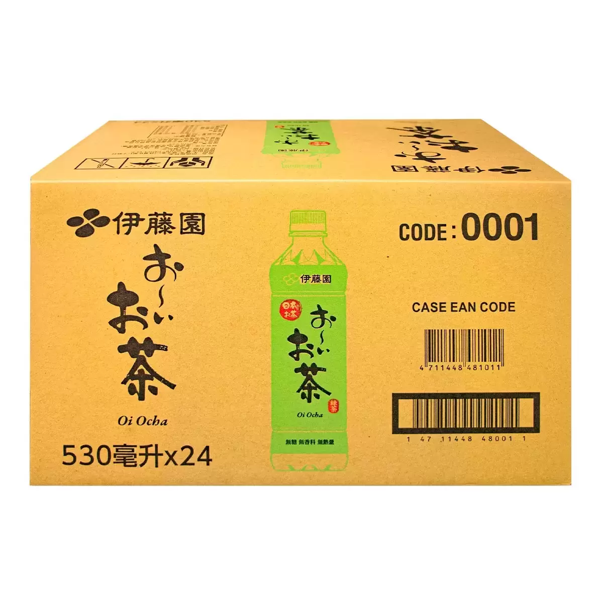 Ito-En 伊藤園 綠茶 530毫升 X 24瓶 X 50箱