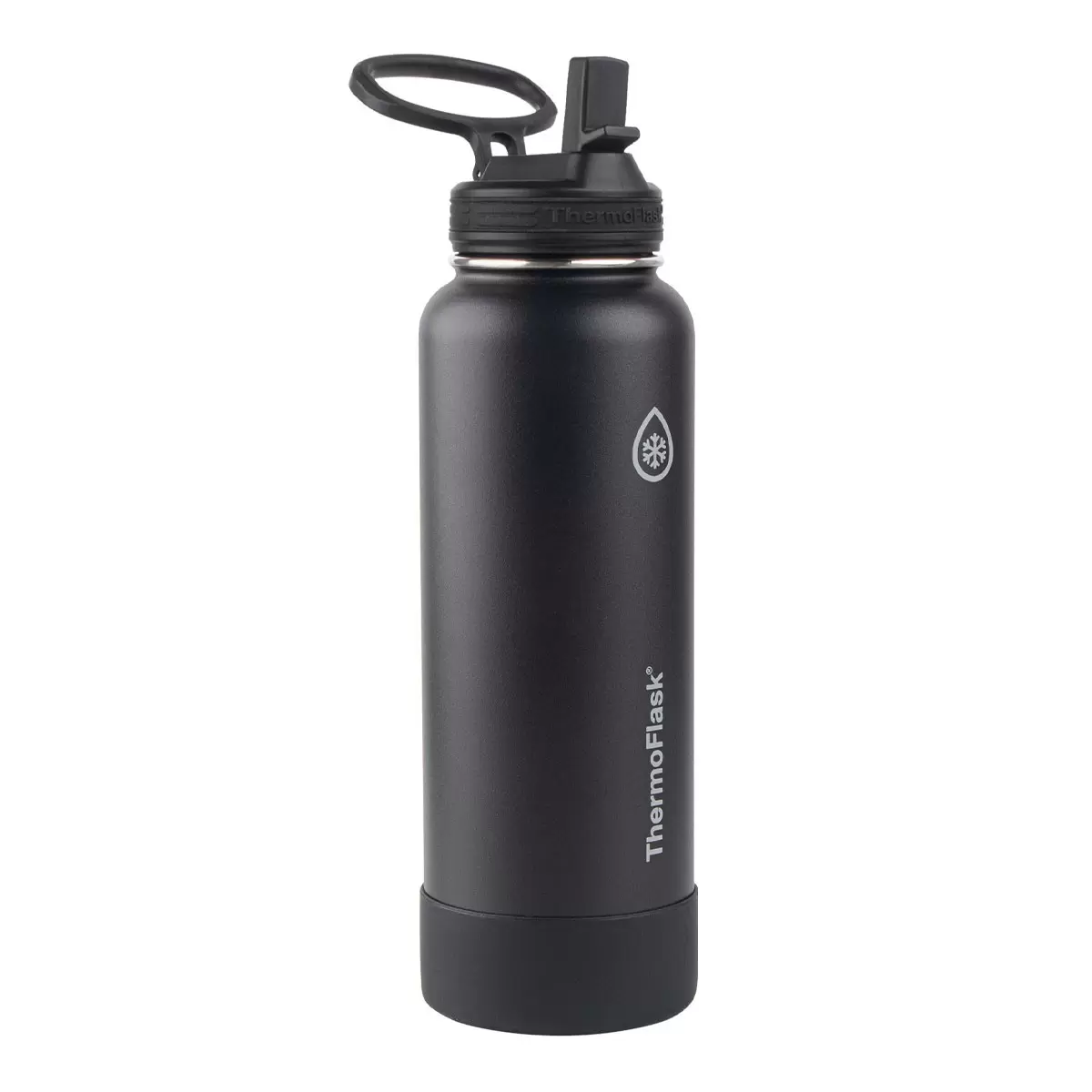 ThermoFlask 不鏽鋼保冷瓶 1.2公升 X 2件組 奶油白 + 黑