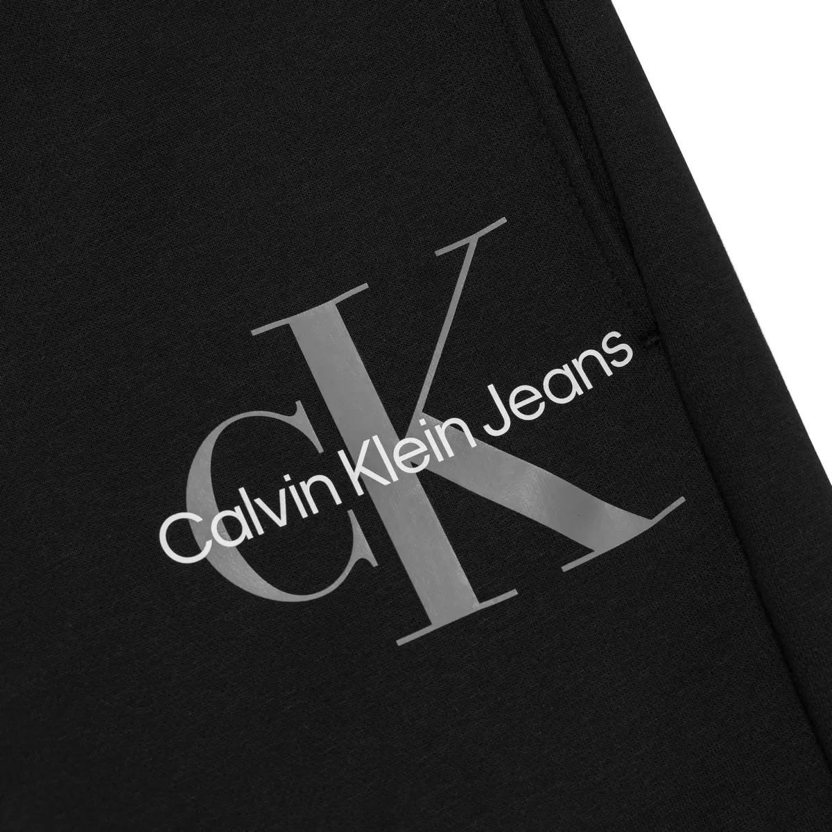 Calvin Klein 男刷毛長褲 黑 XL