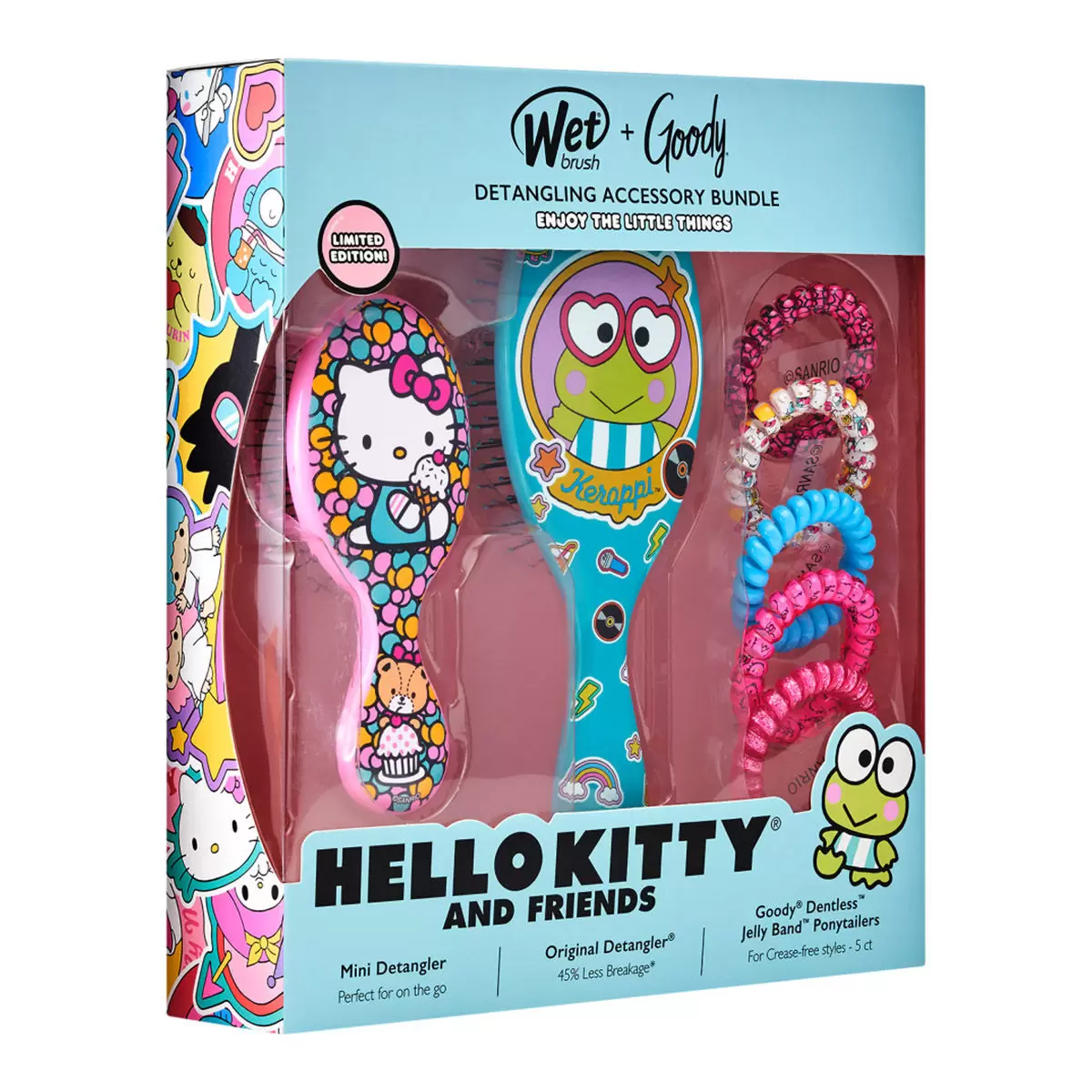 Wet Brush Hello Kitty and Friends 梳子髮飾組 水藍