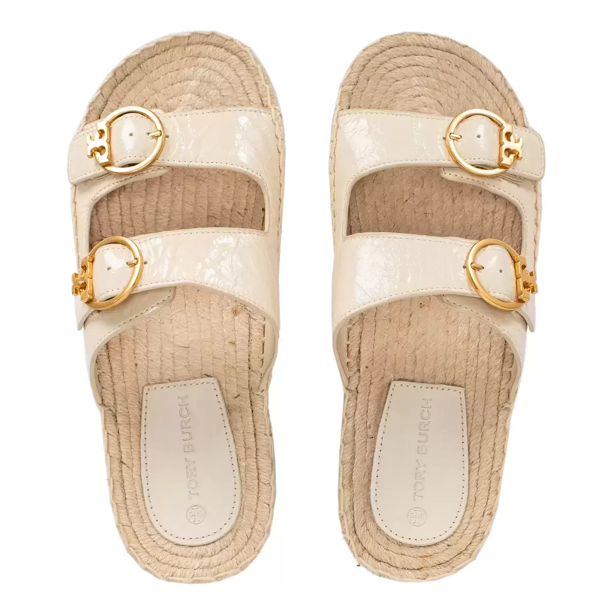 Tory Burch 女雙帶拖鞋 米白 US7.5