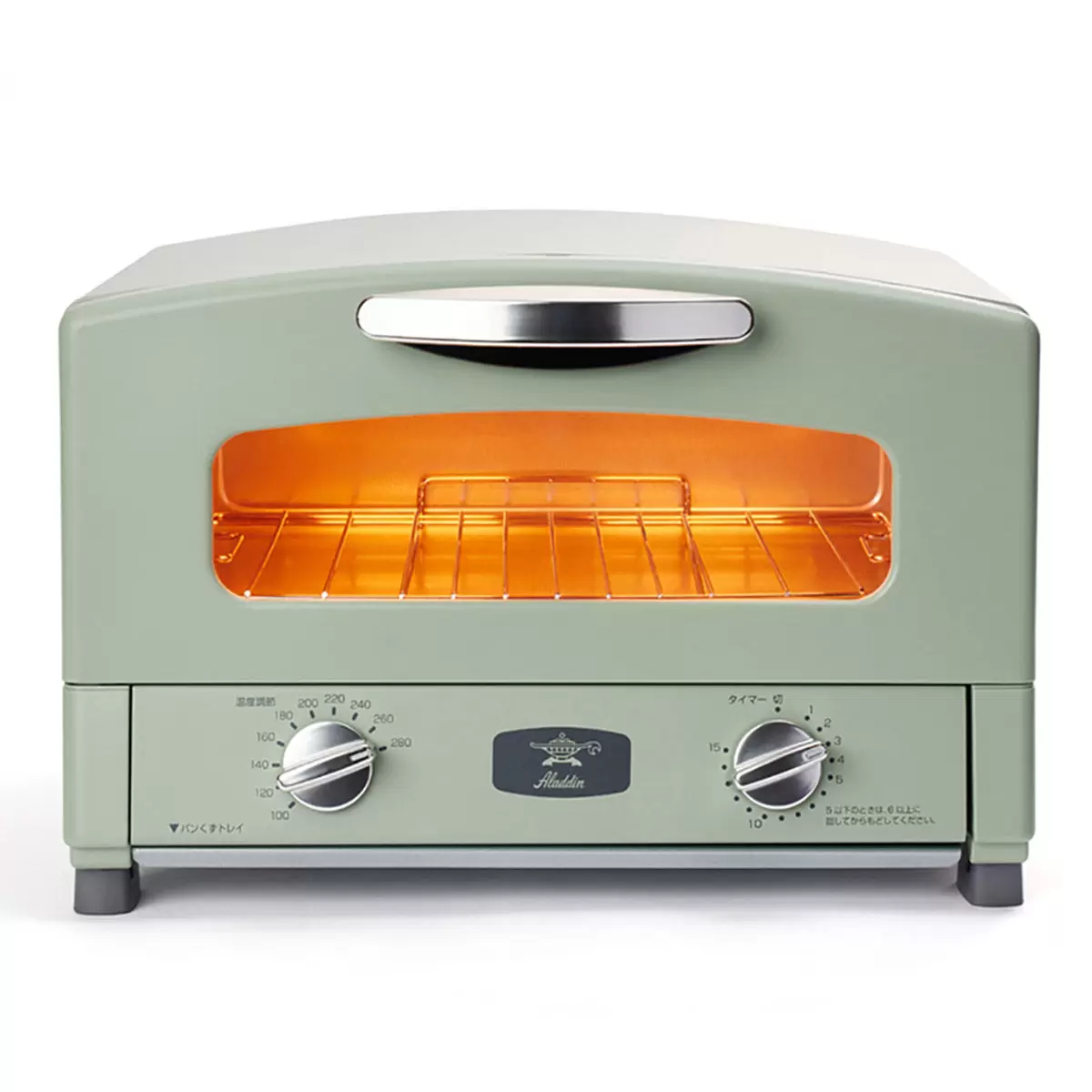 千石阿拉丁 復古二枚燒烤箱 AET-GS13T 綠