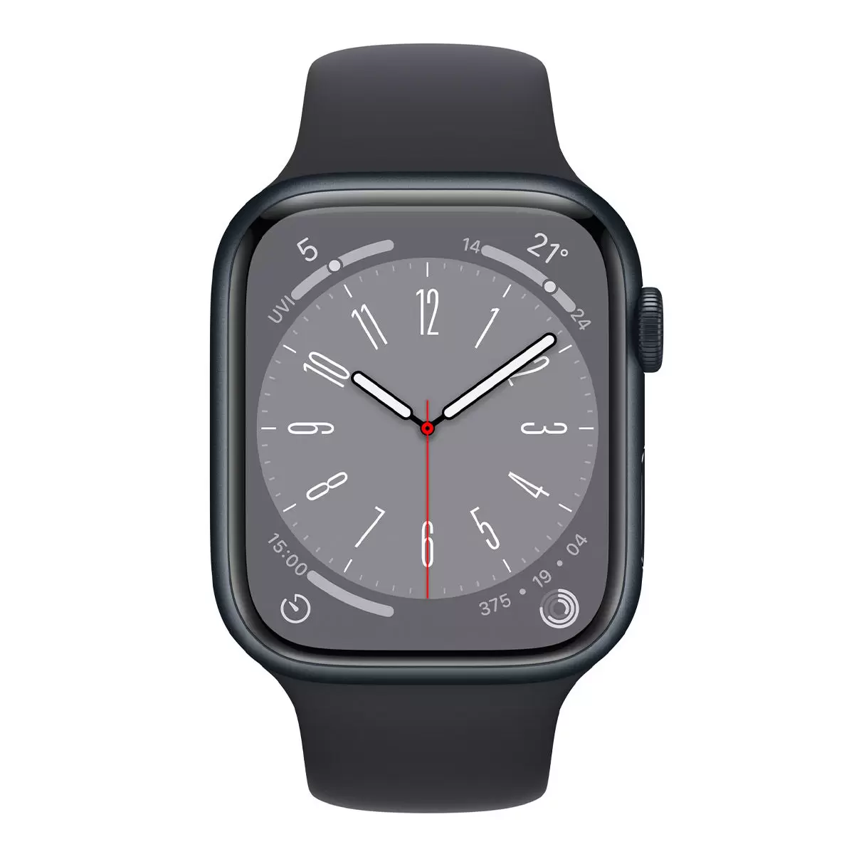 Apple Watch S8 (GPS) 45公釐鋁金屬錶殼 運動型錶帶