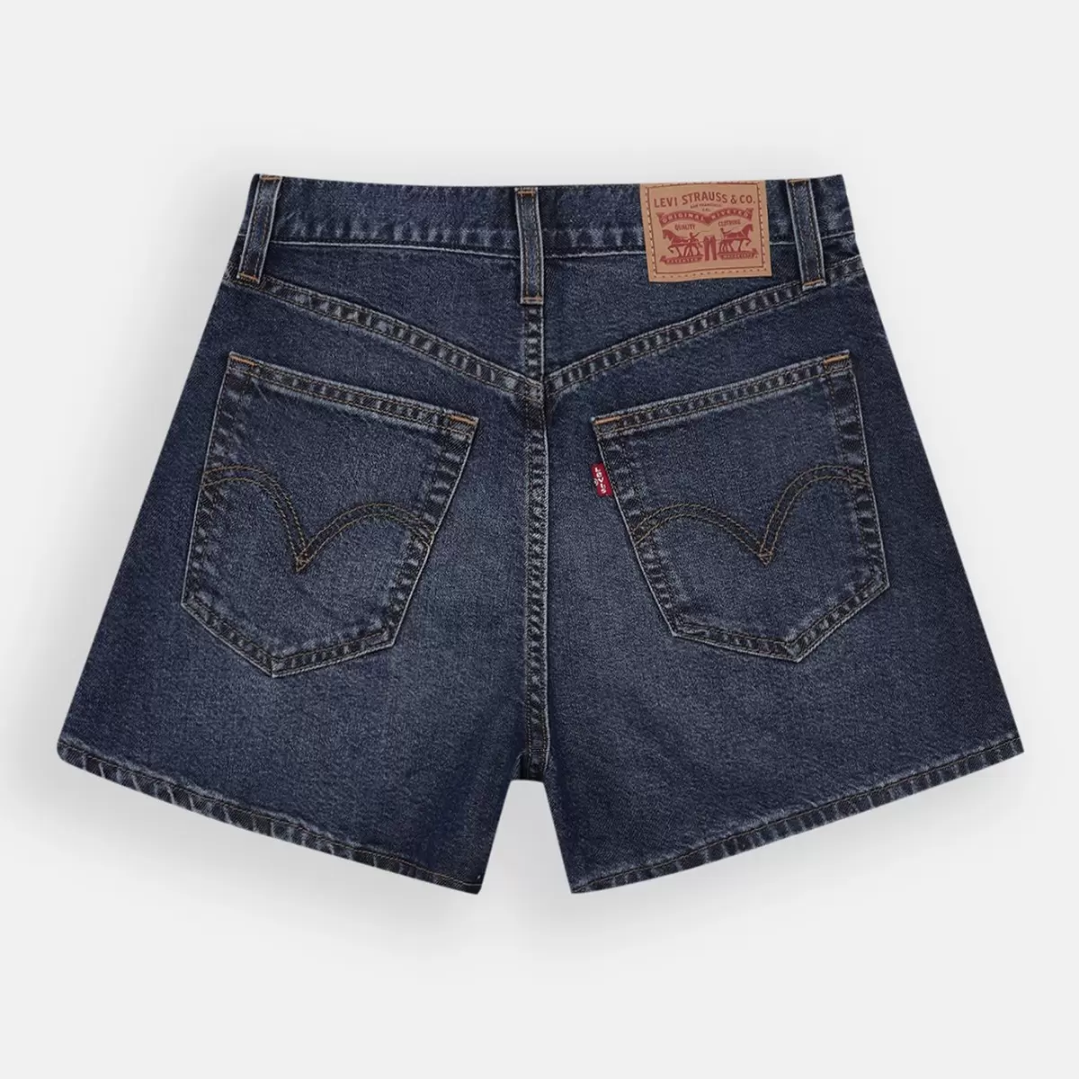 Levi's 女高腰牛仔短褲