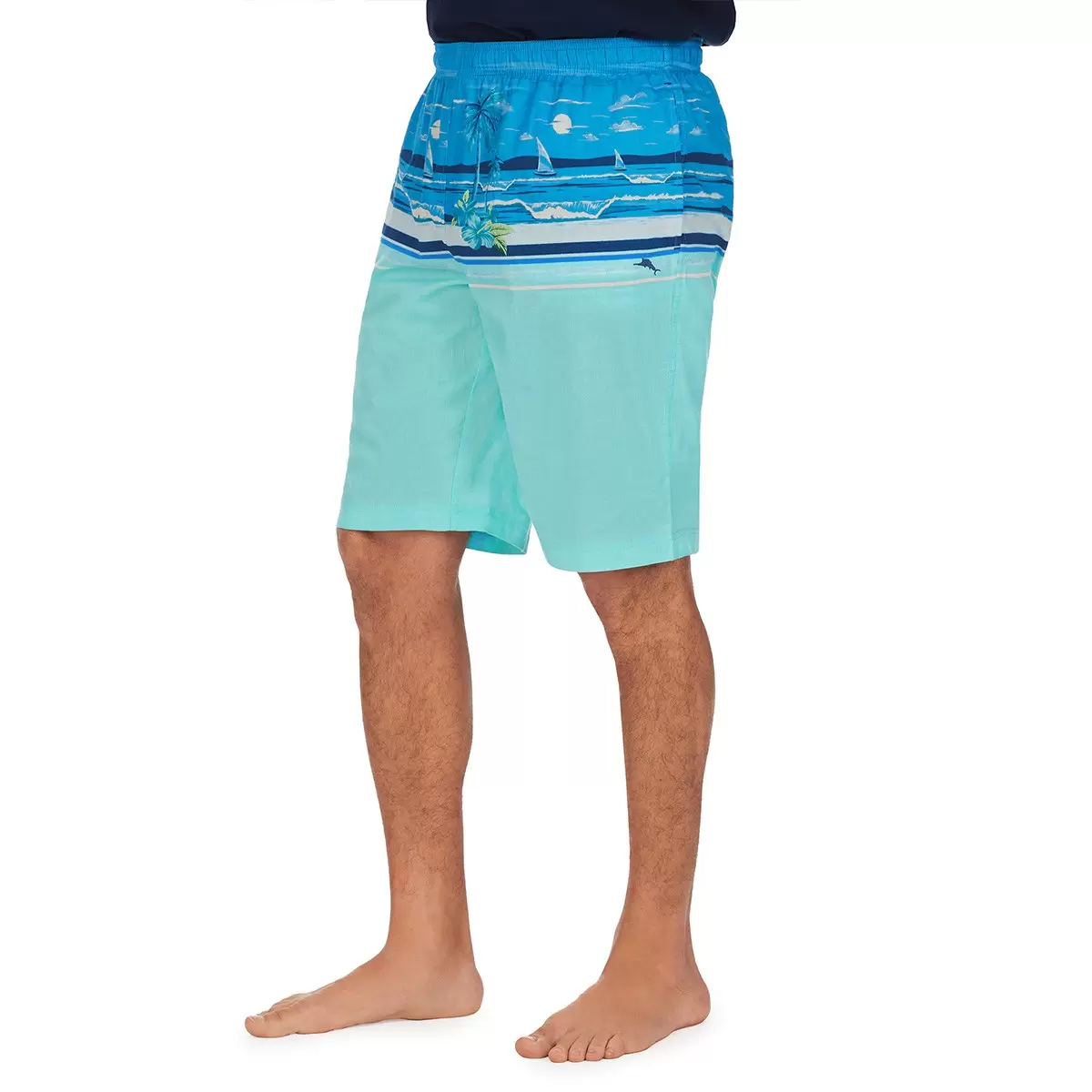 Tommy Bahama 男印花休閒短褲兩件組 水藍組 S