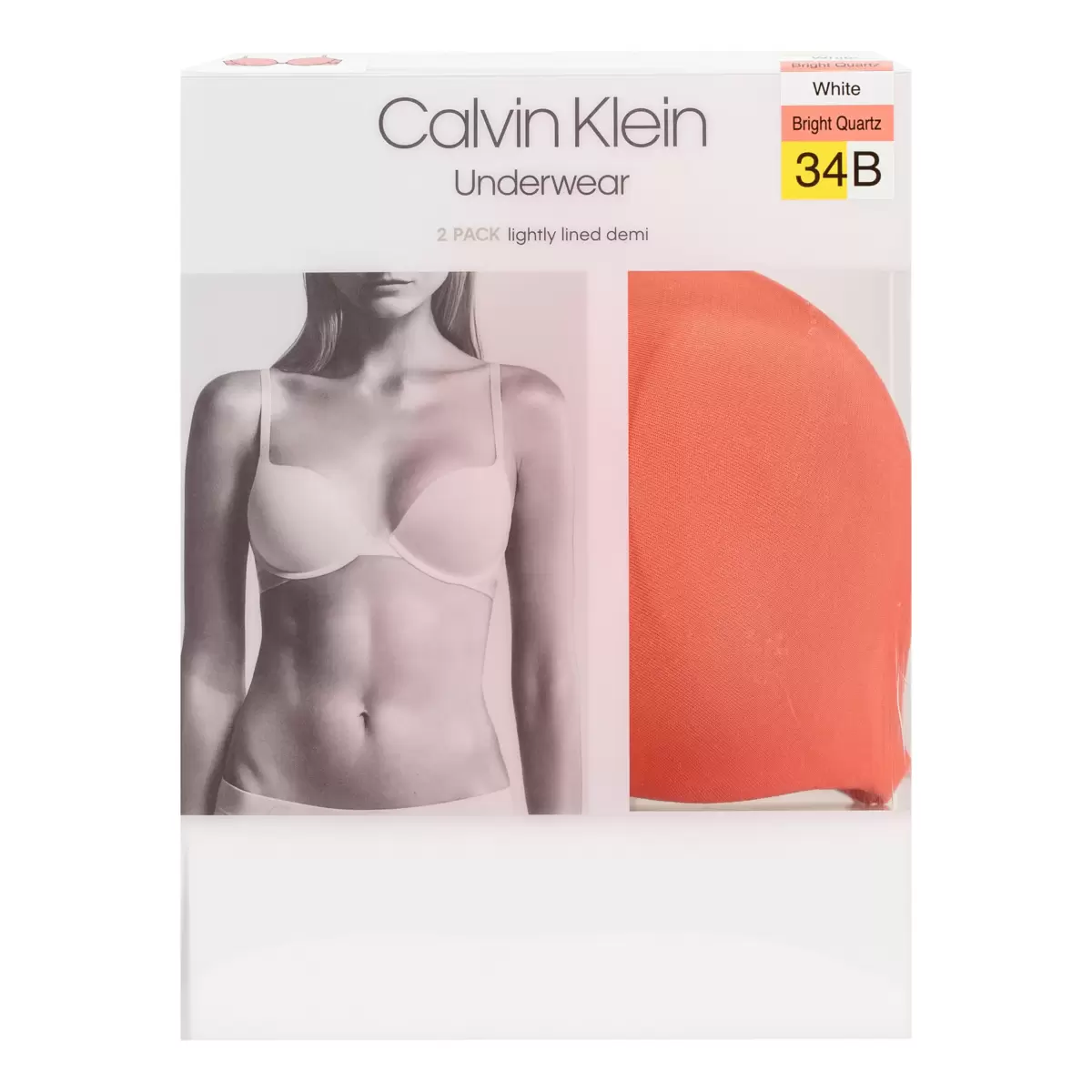 Calvin Klein 女舒適軟鋼圈內衣兩入組