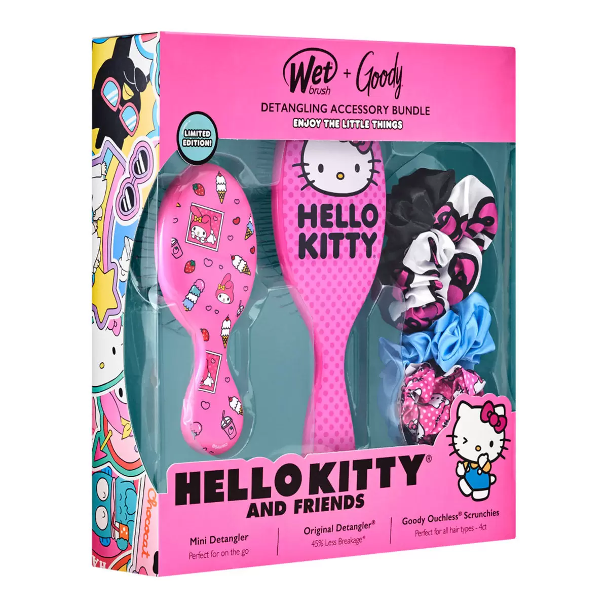 Wet Brush Hello Kitty and Friends 梳子髮飾組 粉