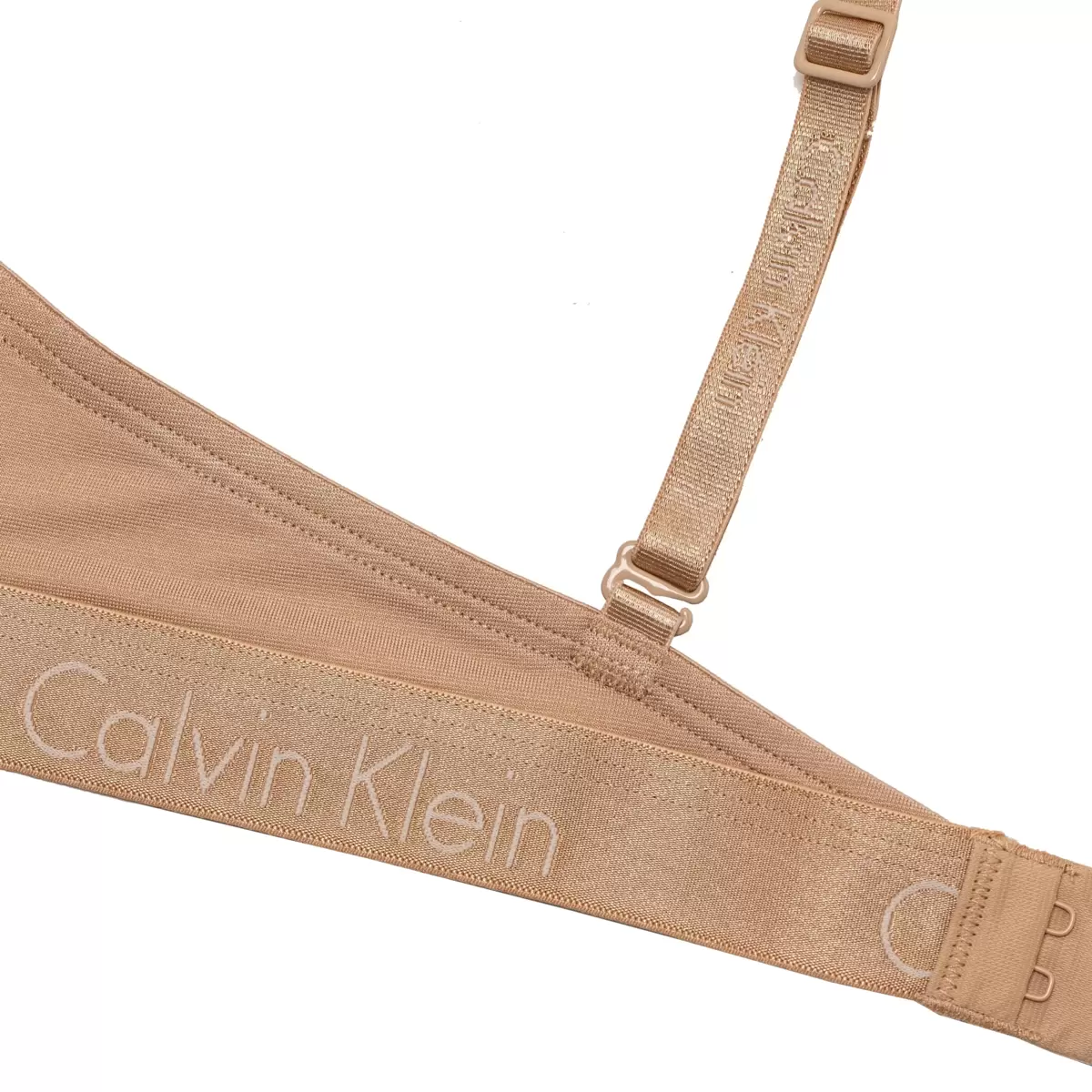Calvin Klein 女舒適軟鋼圈內衣2入組 黑色 & 裸色 32B