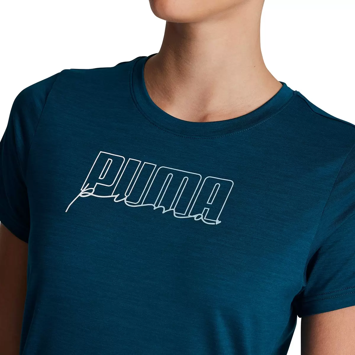 Puma 女圓領短袖上衣