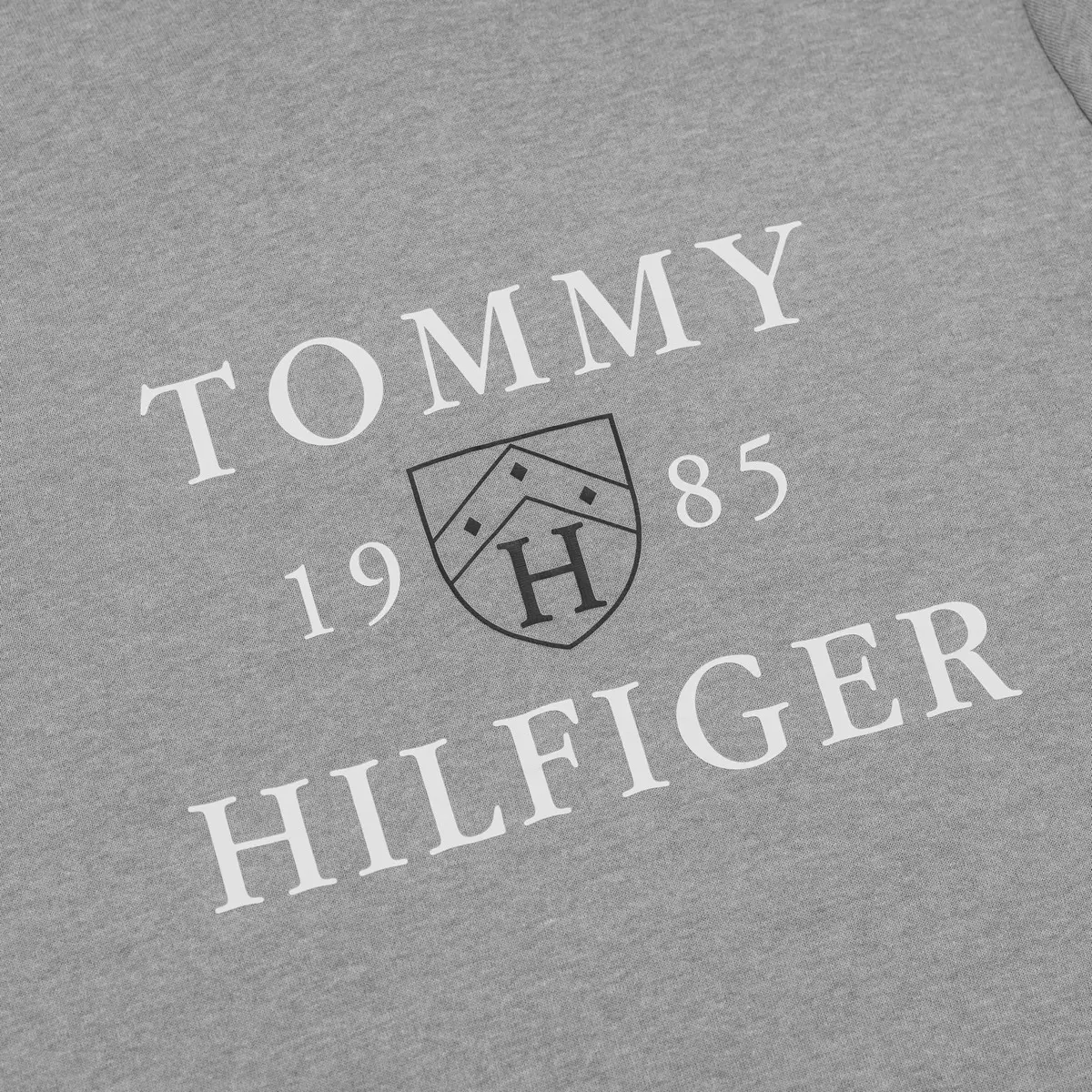 Tommy Hilfiger 男長袖毛圈布連帽上衣 灰 L