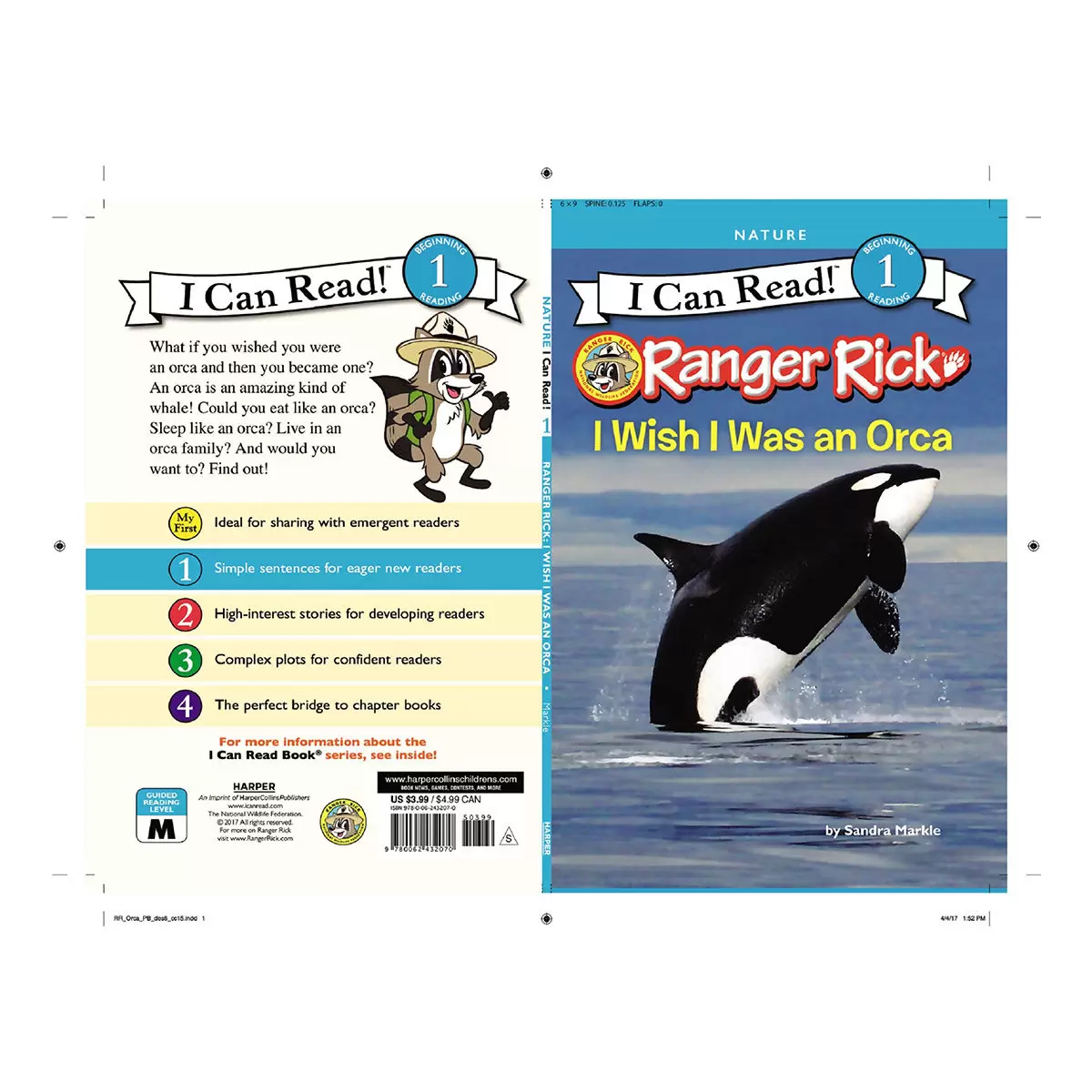 Harper I Can Read 兒童故事書 (8冊) 外文書 Ranger Rick