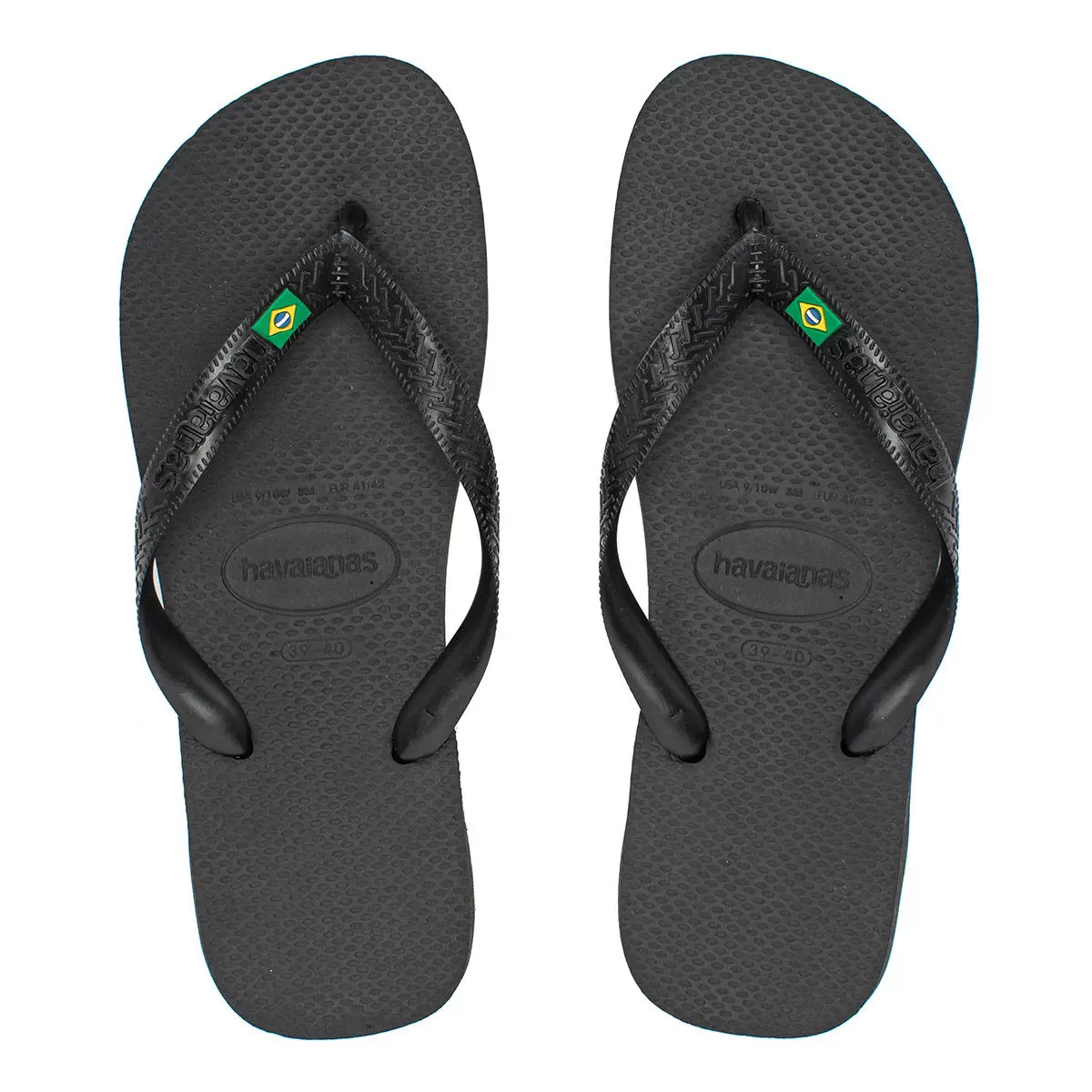 Havaianas 男夾腳拖鞋 黑 45/46