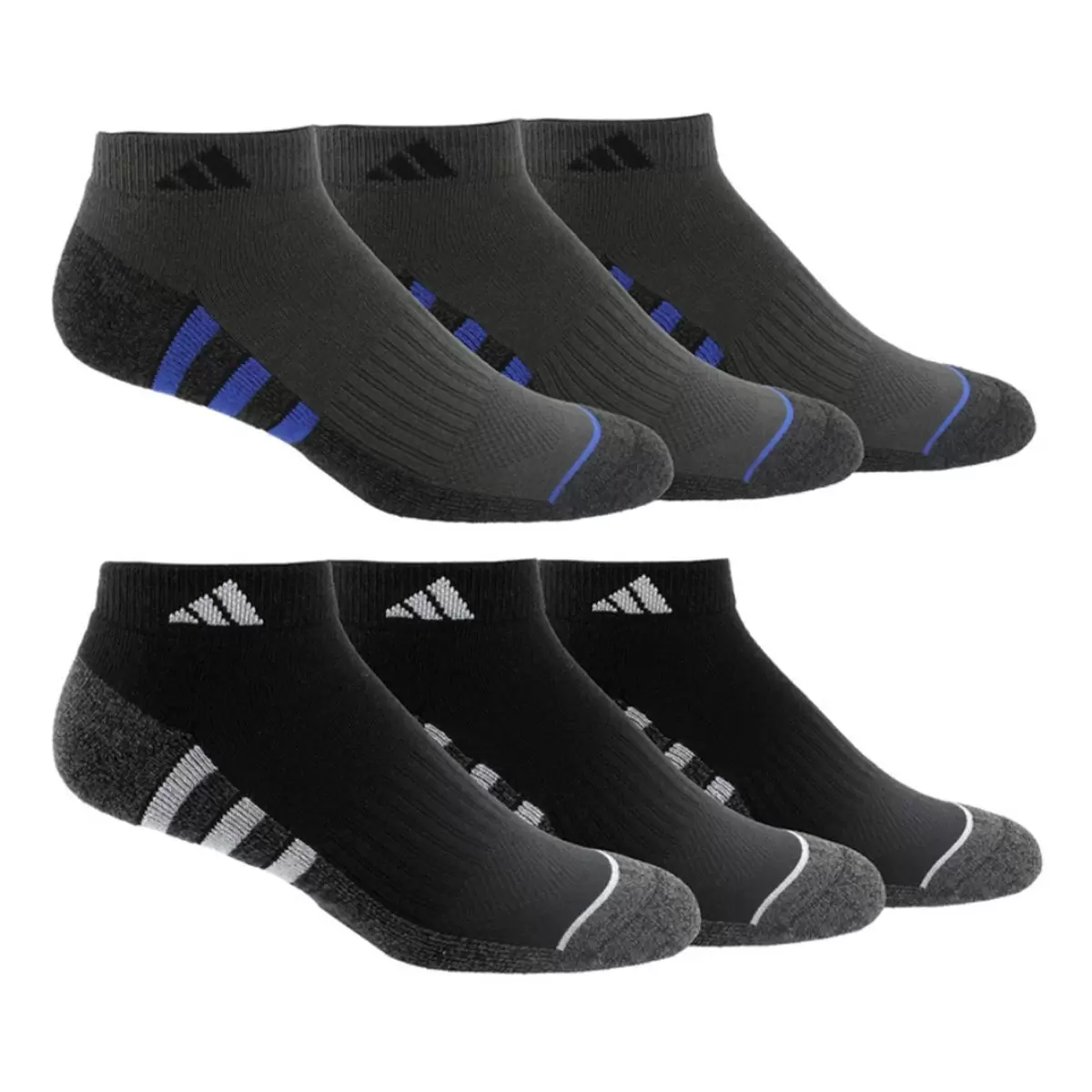 Adidas 男運動短襪 6入組 黑