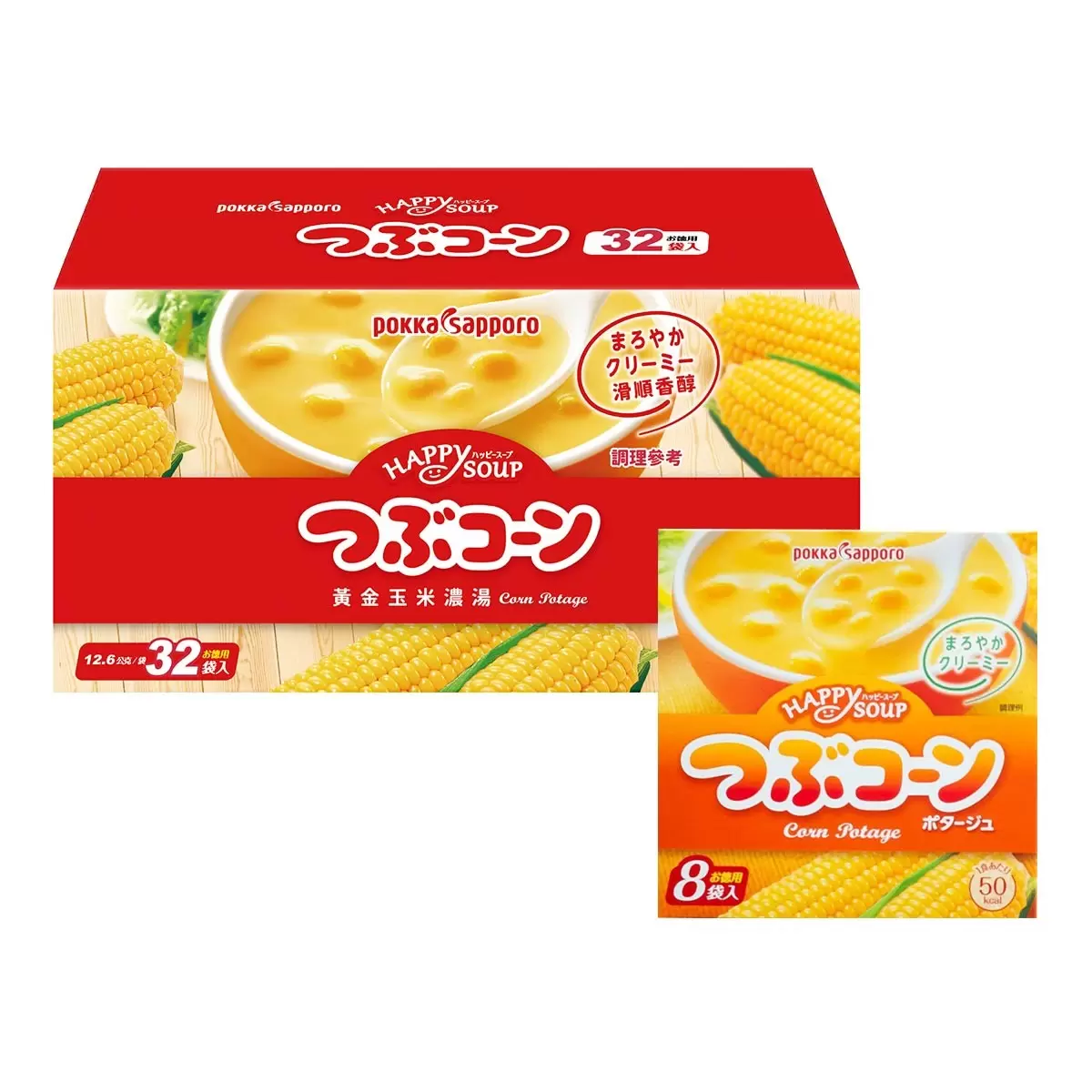 Pokka Sapporo 玉米濃湯 12.6公克 X 32入