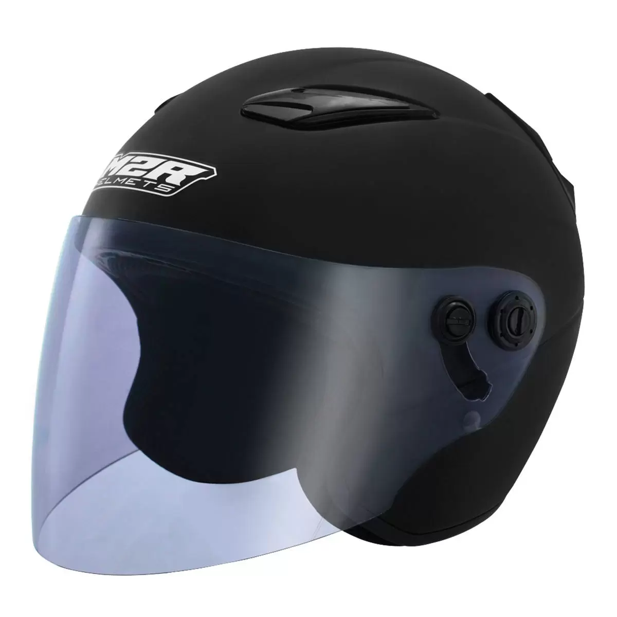 M2R 3/4罩安全帽 騎乘機車用防護頭盔 M-700 消光黑 L
